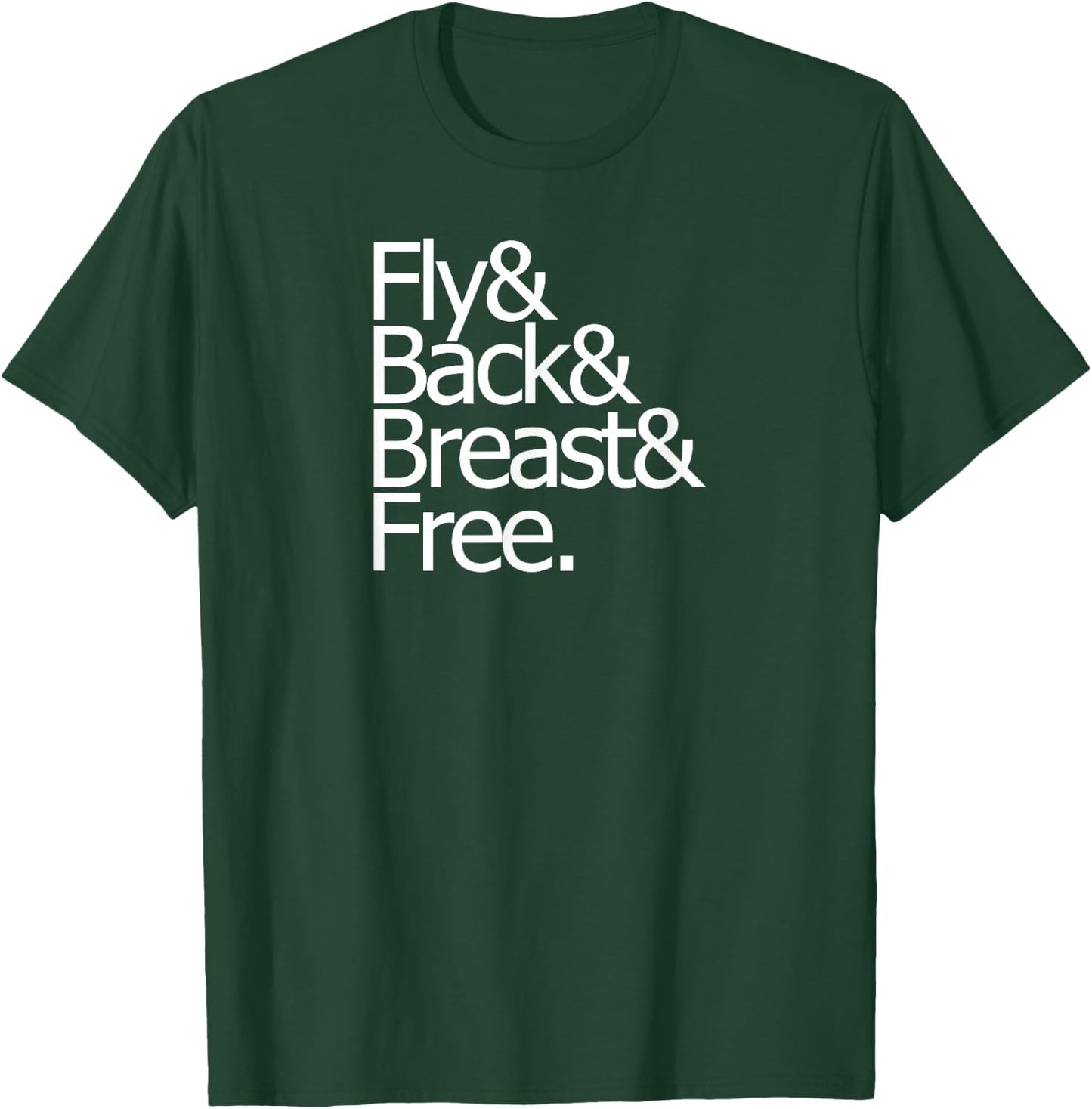 Team IM individual medley fly back breast free swim logo T-Shirt - T-Shirt | Forest