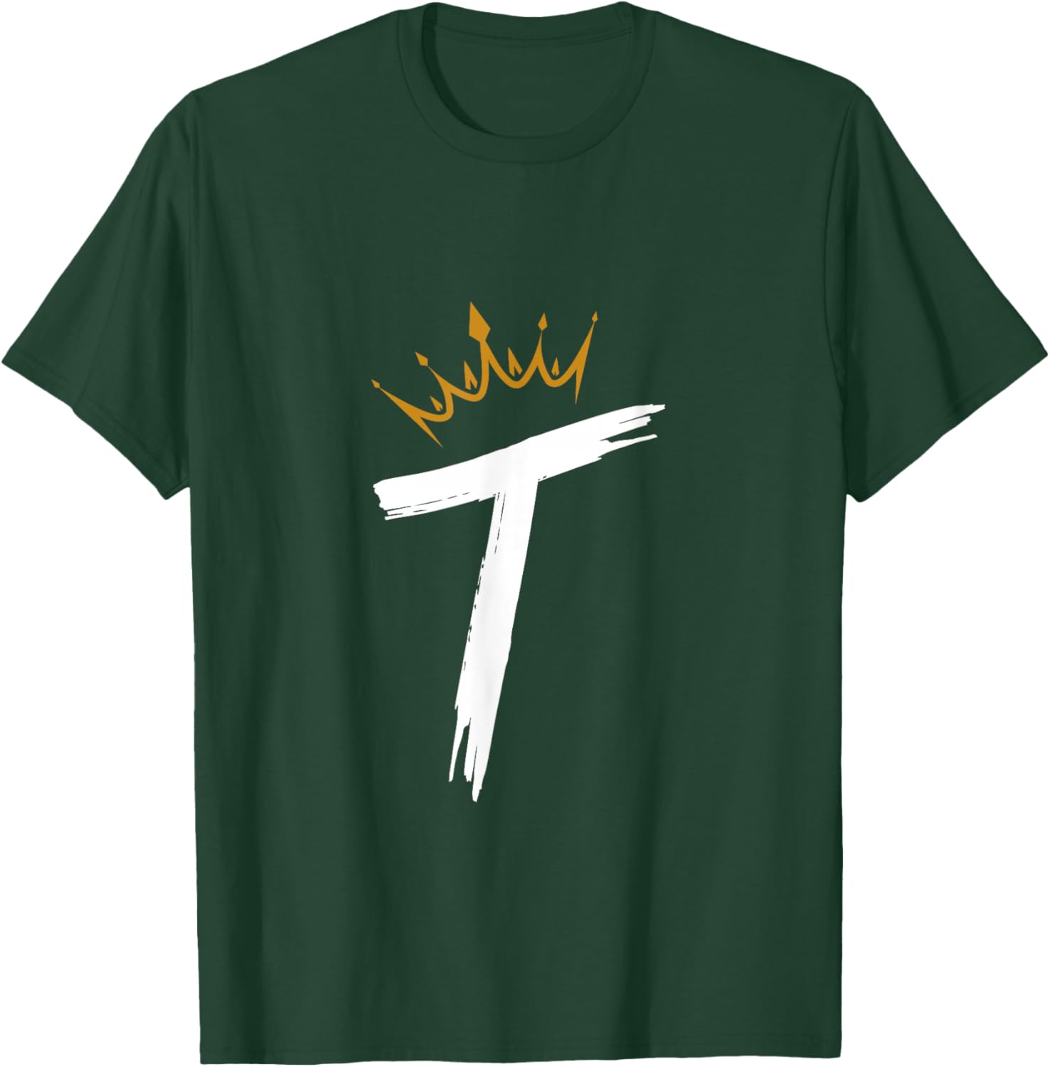 Queen King Letter T - Favorite Letter With Crown Alphabet T-Shirt - T-Shirt | Forest