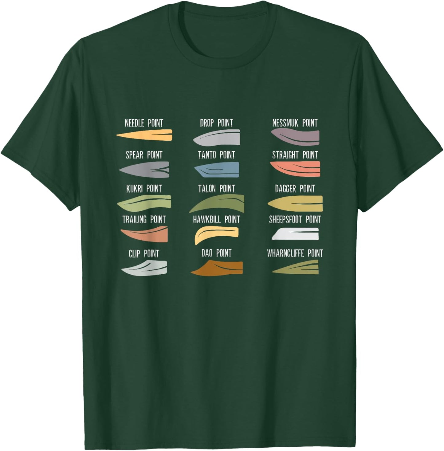 Blacksmith Fire Forged Knives Bladesmith Knife Forging T-Shirt - T-Shirt | Forest