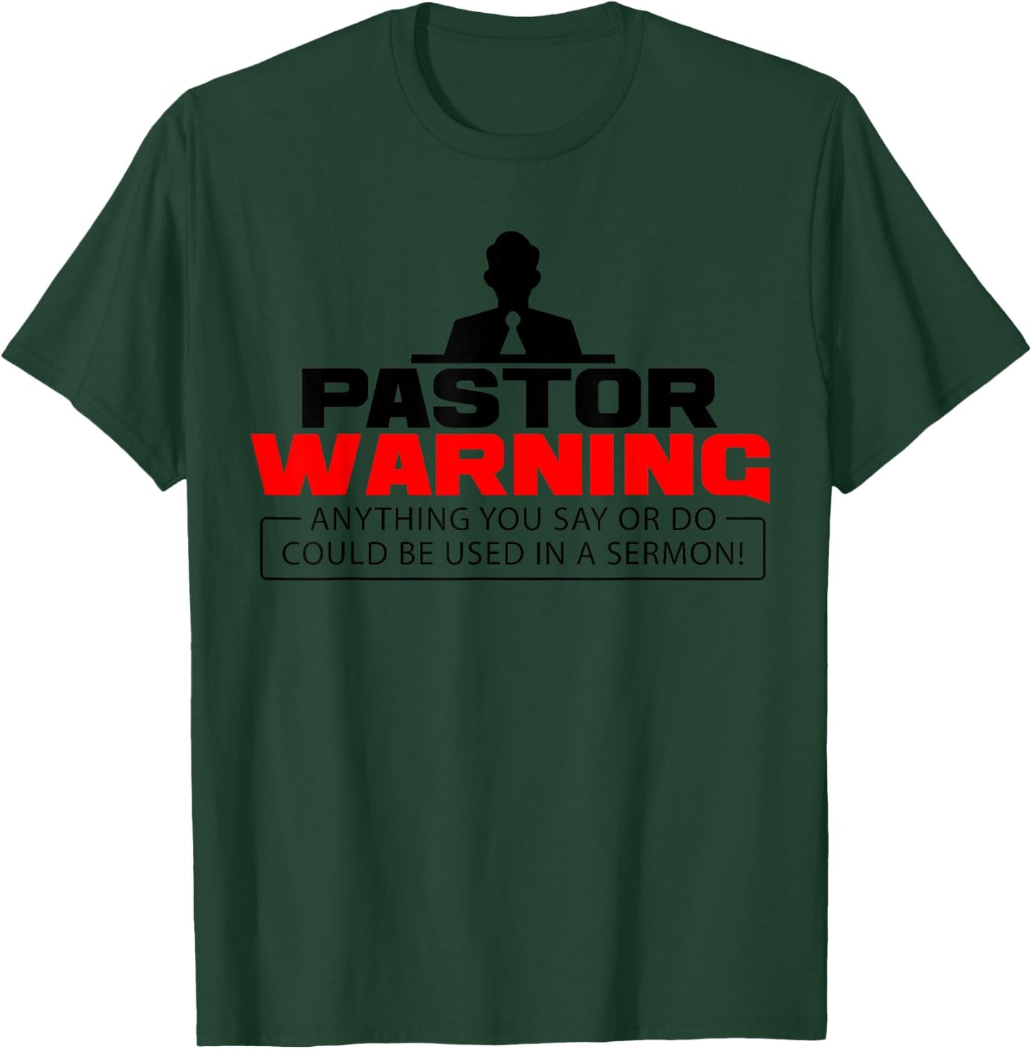 Funny Pastor Christian Jesus Believer Appreciation Men Gift T-Shirt - T-Shirt | Forest