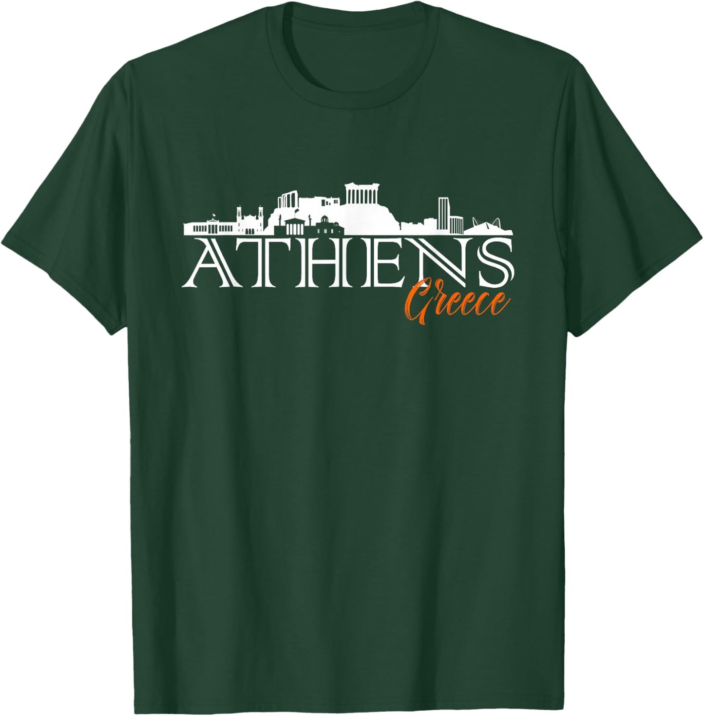 Style Athens Greece City Destination T-Shirt - T-Shirt | Forest