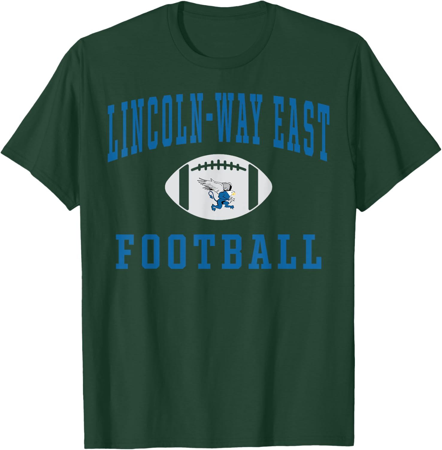 Lincoln-Way East High School Griffins C5 T-Shirt - T-Shirt | Forest