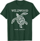 Wildwood New Jersey Sea Turtle Beach Vacation T-Shirt - T-Shirt | Forest