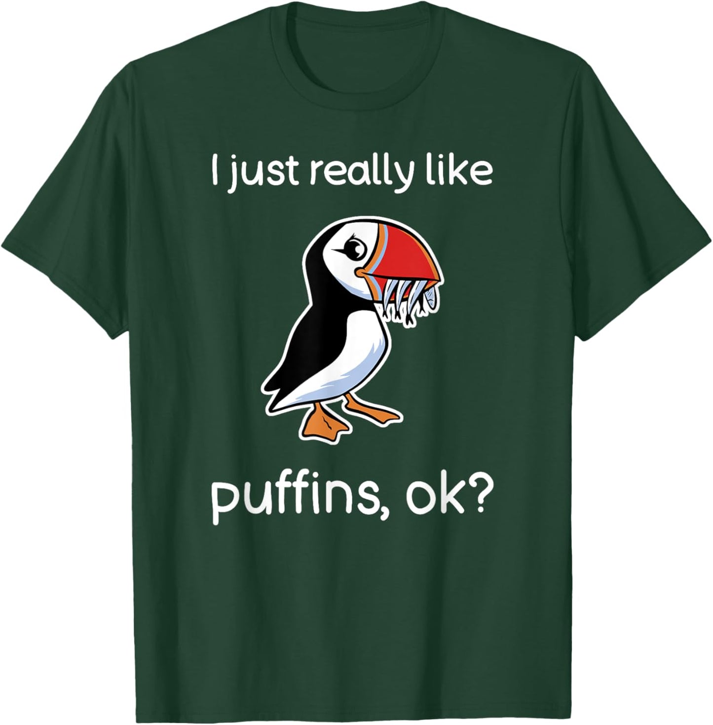 Funny Puffin Lover Shirt Cute Puffin Bird Puffins T-Shirt - T-Shirt | Forest