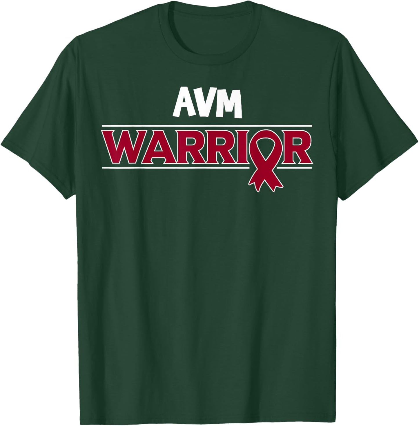 AVM Awareness - Arteriovenous Malformation Survivor T-Shirt - T-Shirt | Forest