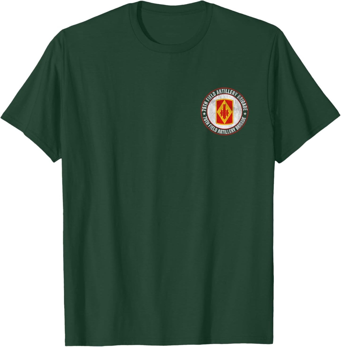 75th Field Artillery Brigade Military Veteran Day Father Day T-Shirt - T-Shirt | Forest