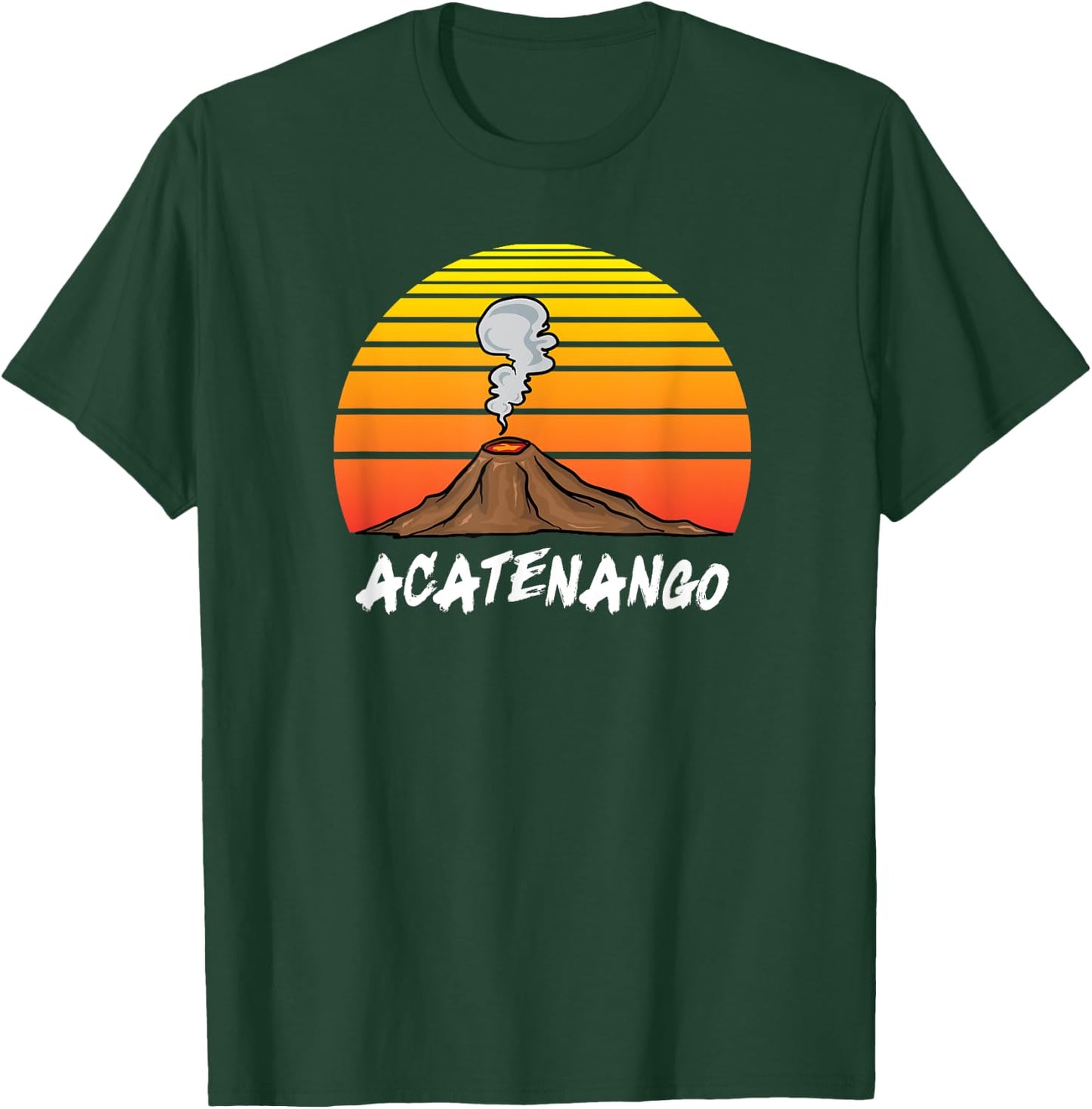 Guatemalan Souvenir Chapin Gift Guatemala Acatenango Volcano T-Shirt - T-Shirt | Forest