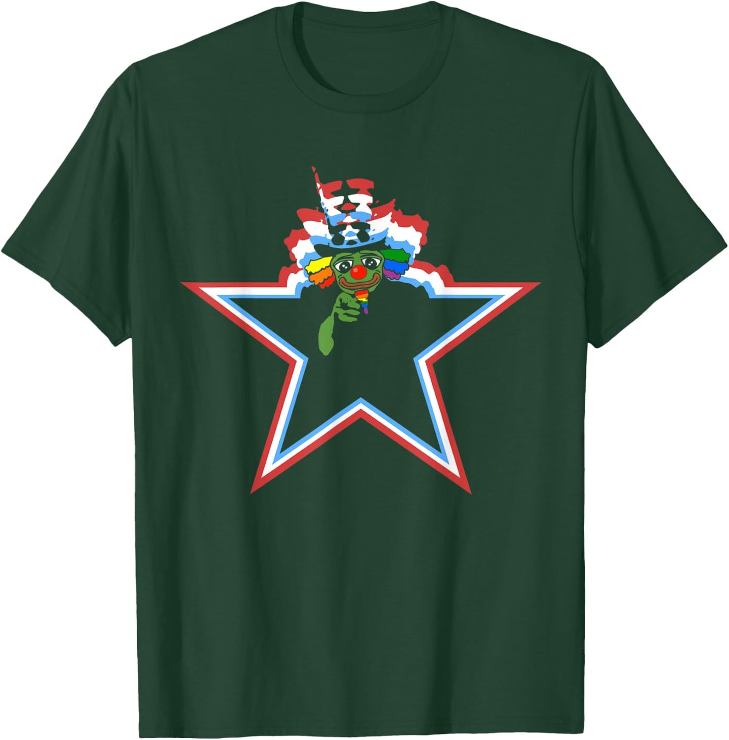 World War Clown Uncle Honkler T-Shirt - T-Shirt | Forest