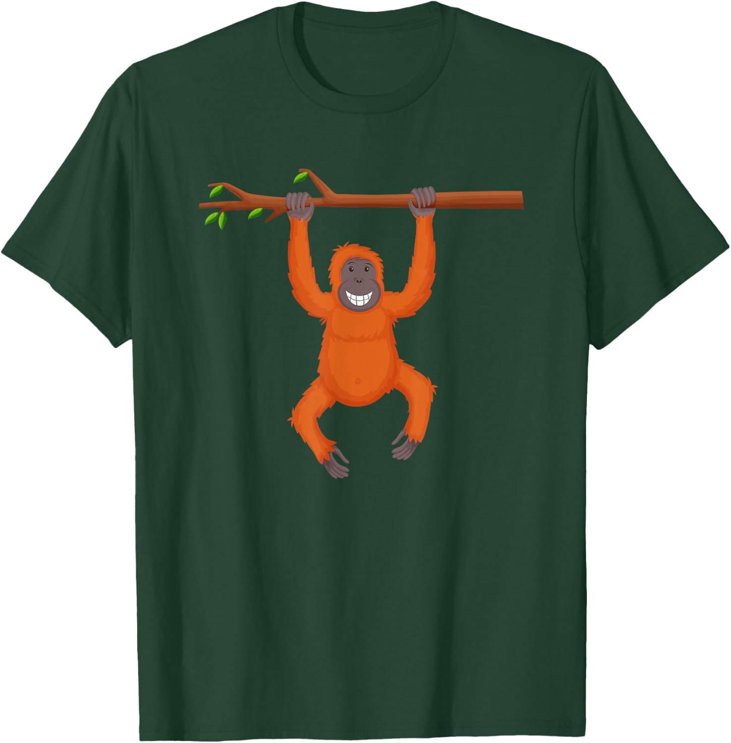 Cool Orangutan Art Women Kids Orangutan Apes Lover T-Shirt - T-Shirt | Forest