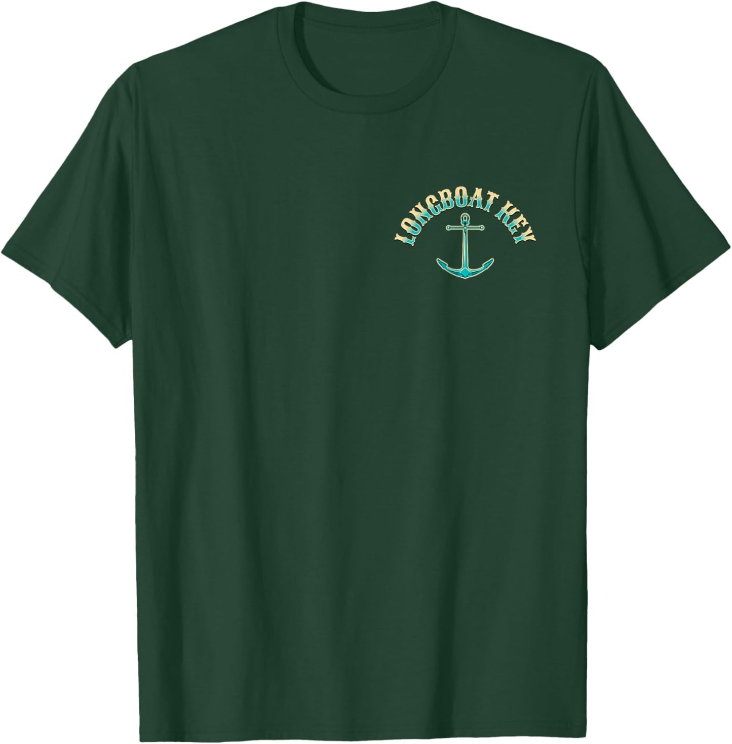 Longboat Key Florida Fishing Design T-Shirt - T-Shirt | Forest