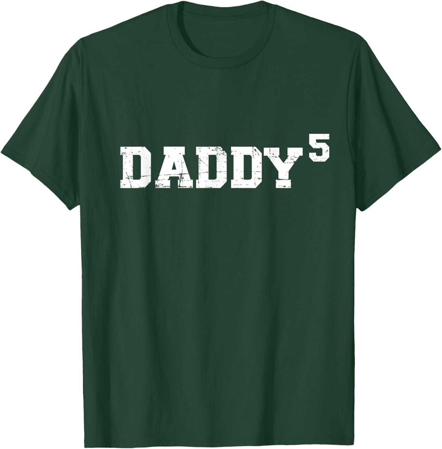 Fifth 5th time daddy dad of five kids father's day gift T-Shirt - T-Shirt | Forest