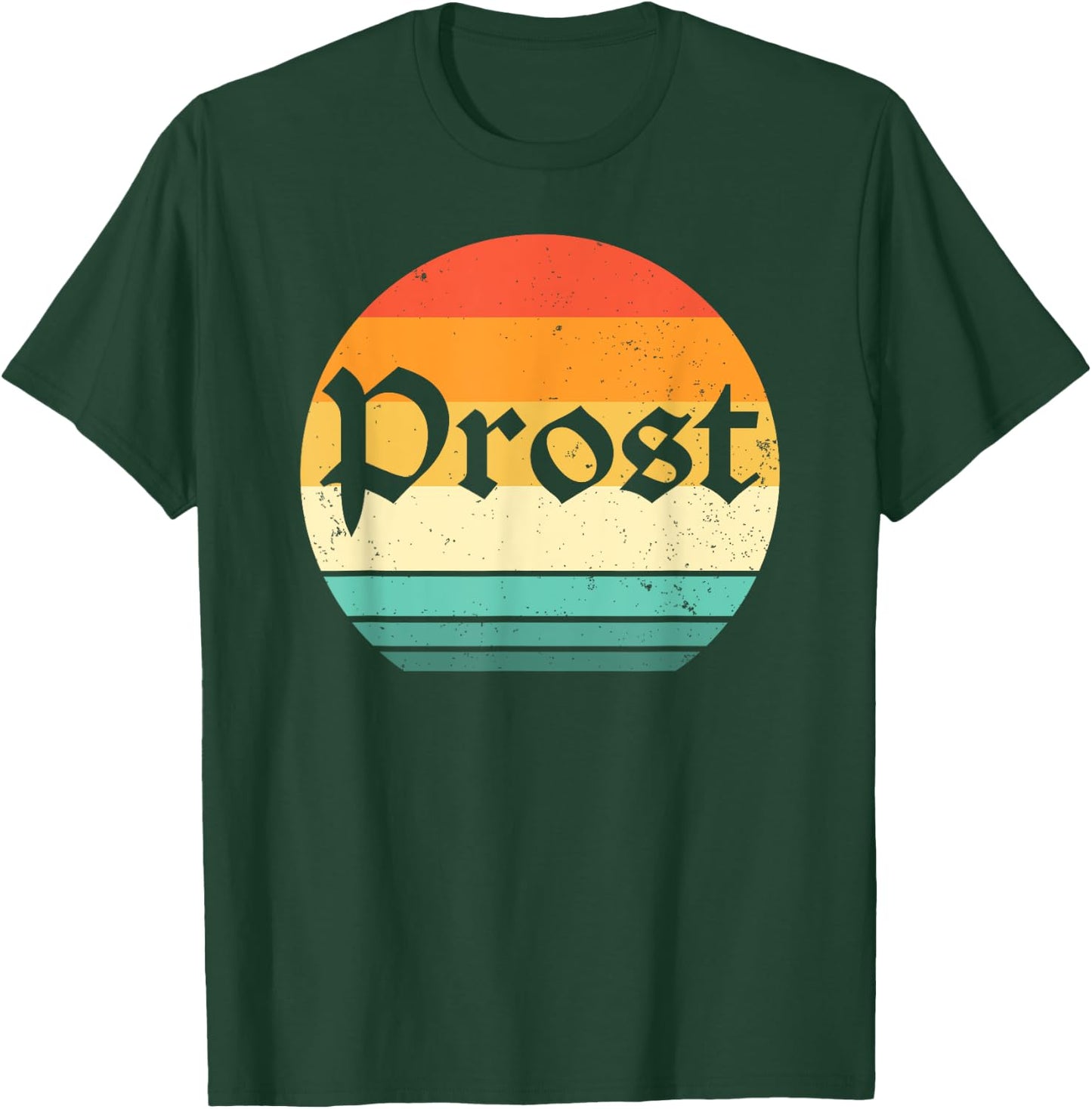 Retro Oktoberfest Shirt Men Kids Women Retro German Prost T-Shirt - T-Shirt | Forest