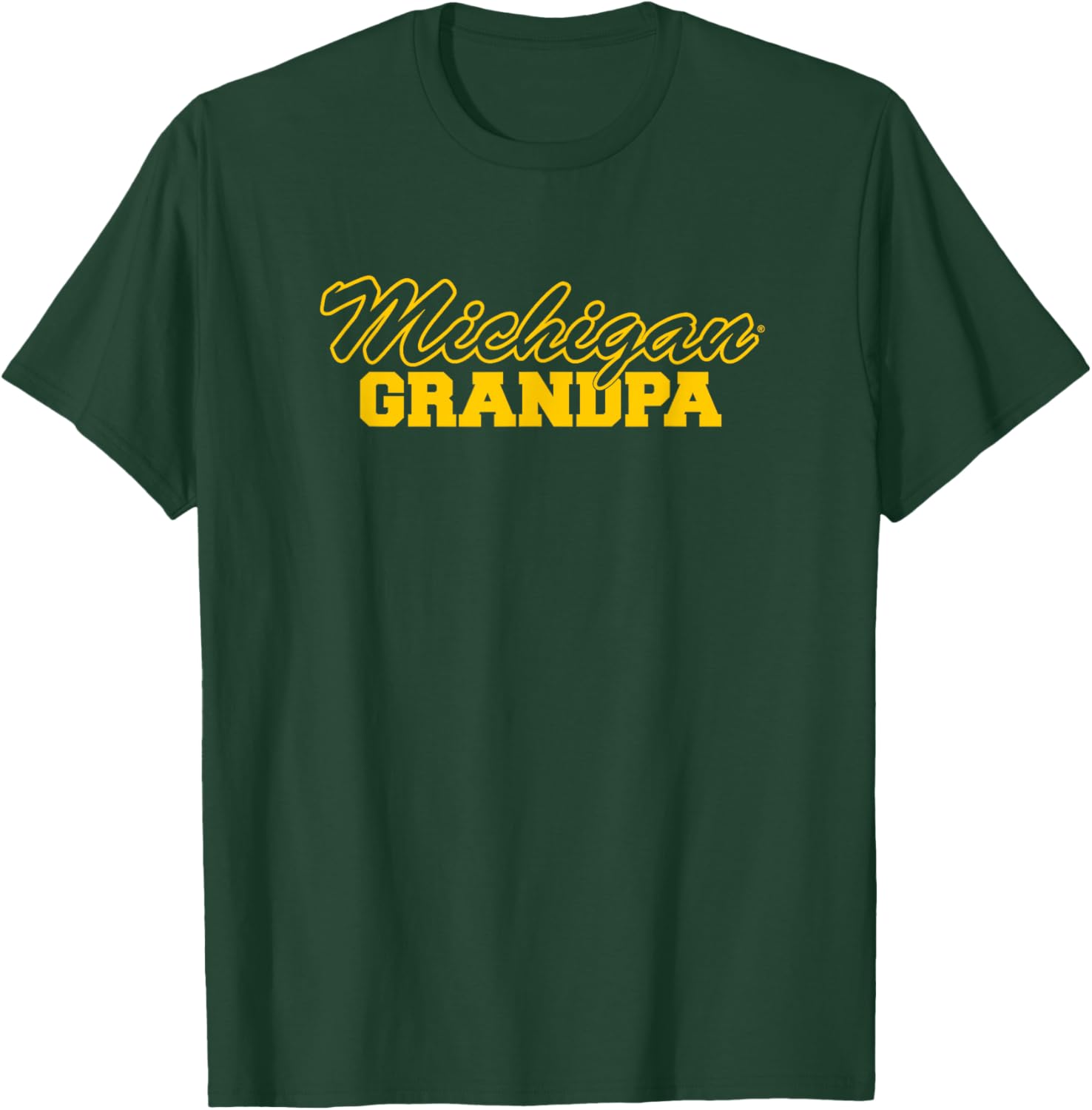 University of Michigan Wolverines Grandpa T-Shirt - T-Shirt | Forest