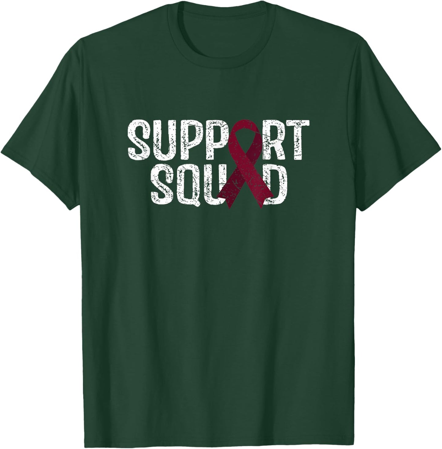 Support Squad Hirschsprung’s Disease Awareness T-Shirt - T-Shirt | Forest