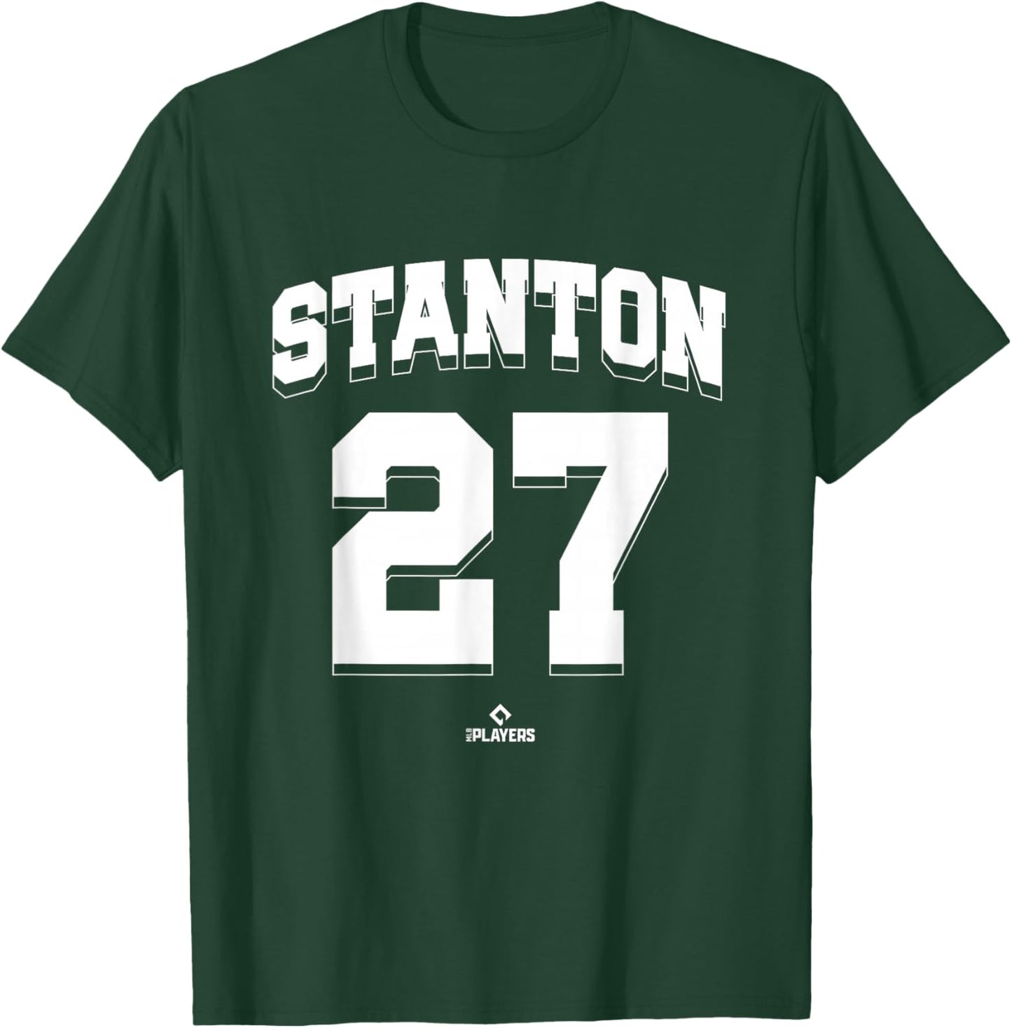 Giancarlo Stanton 27 New York MLBPA T-Shirt - T-Shirt | Forest
