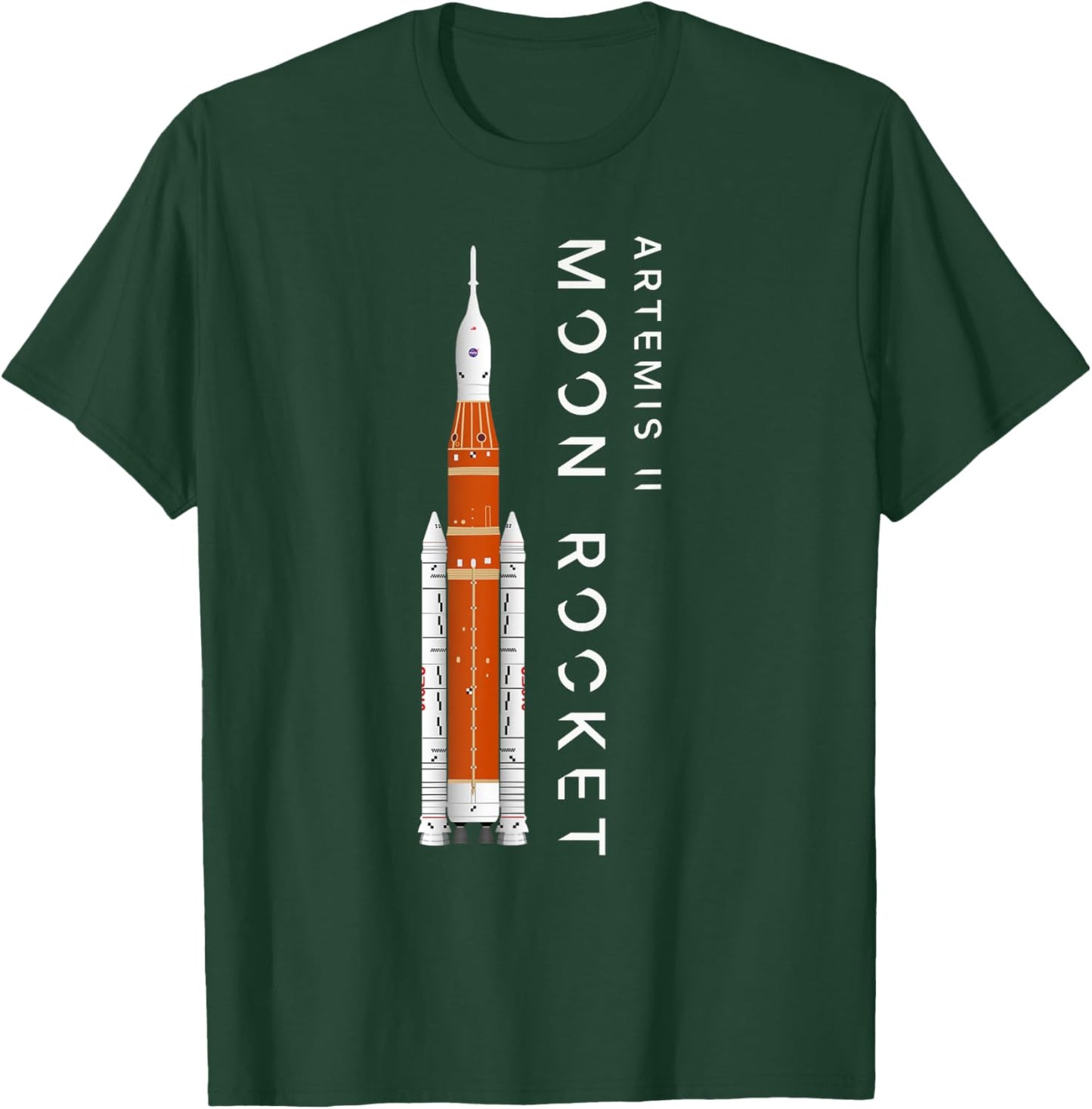 Artemis 2 Moon Rocket SLS Mission To The Moon And Beyond T-Shirt - T-Shirt | Forest