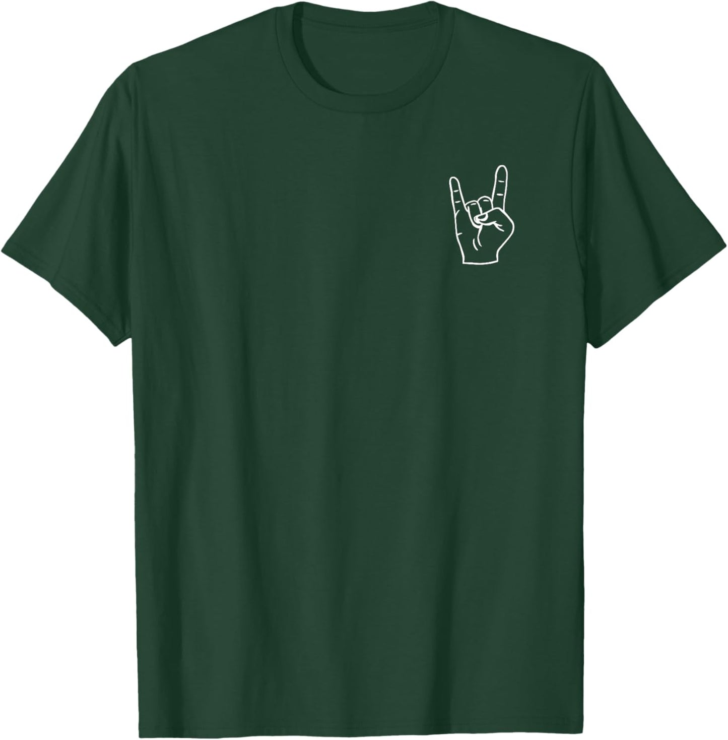 Devil Horns Metal Horns Rock On Rock And Roll T-Shirt - T-Shirt | Forest