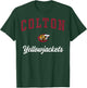 Colton High School Yellowjackets C3 T-Shirt - T-Shirt | Forest