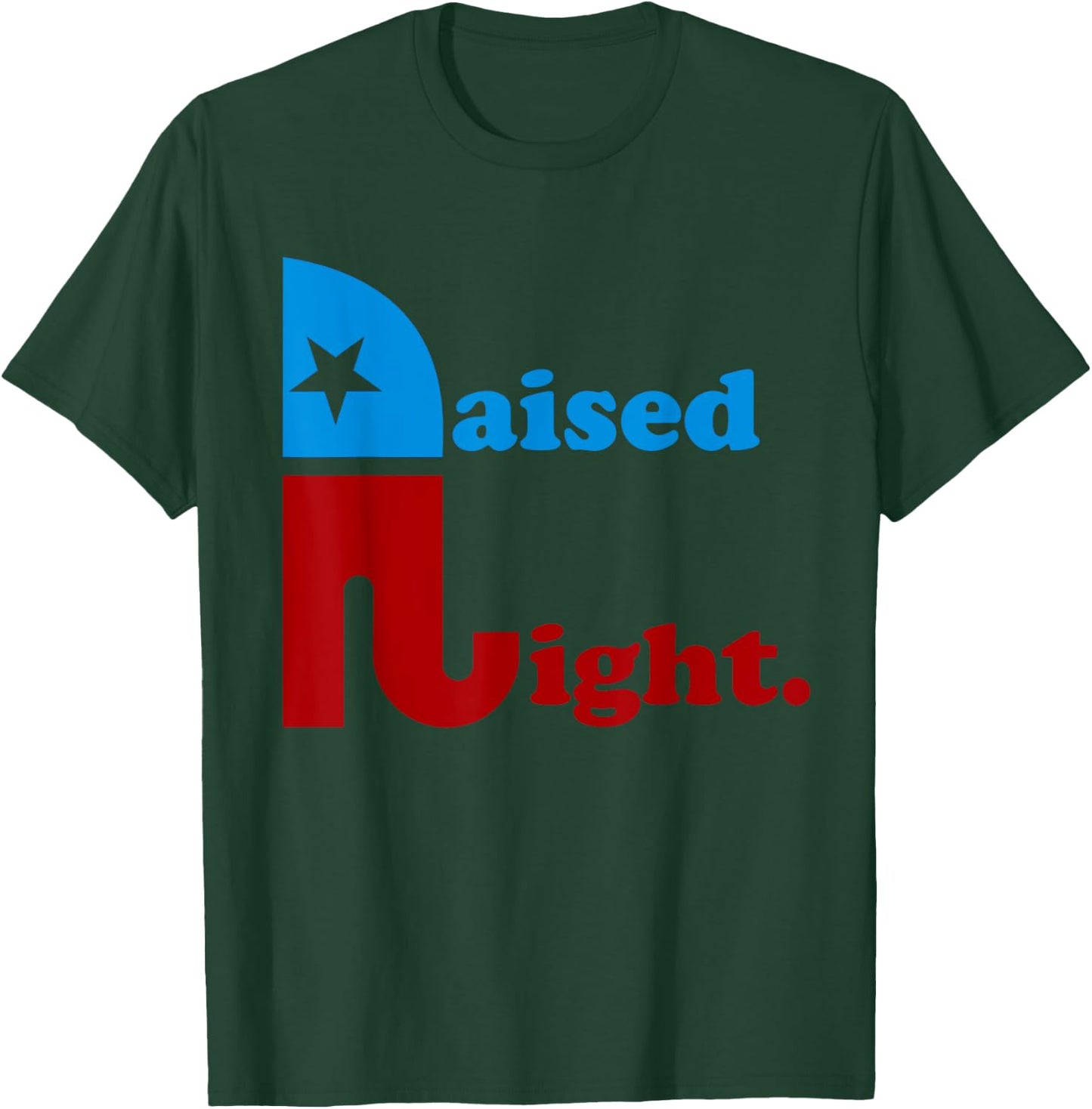 Raised Right Republican Elephant Pro Trump 2020 Patriotic T-Shirt - T-Shirt | Forest