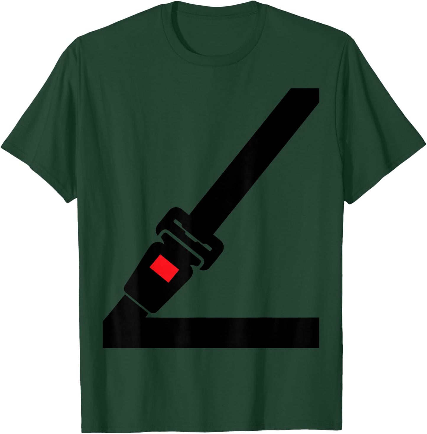 Seat Belt Women Children Funny Fake Seat Belt T-Shirt - T-Shirt | Forest