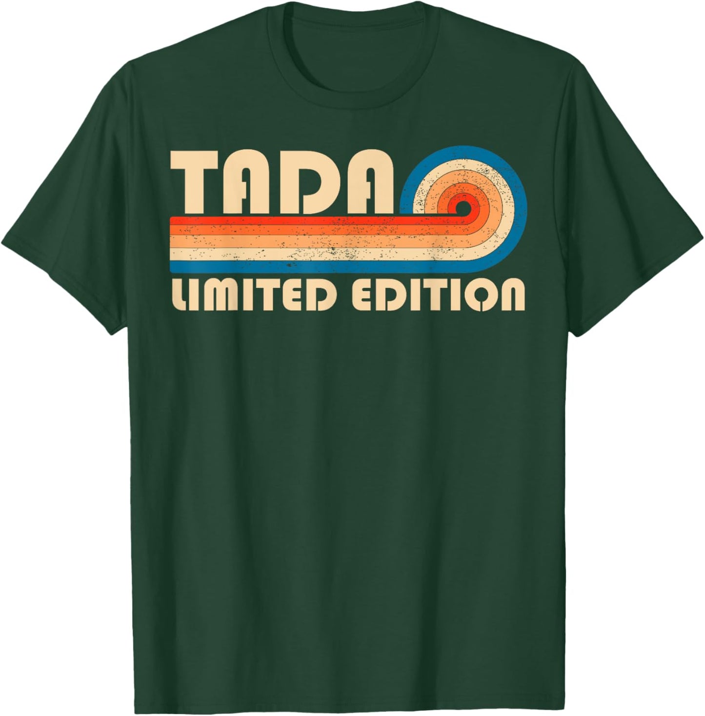 TADA Surname Retro Vintage 80s 90s Birthday Reunion T-Shirt - T-Shirt | Forest