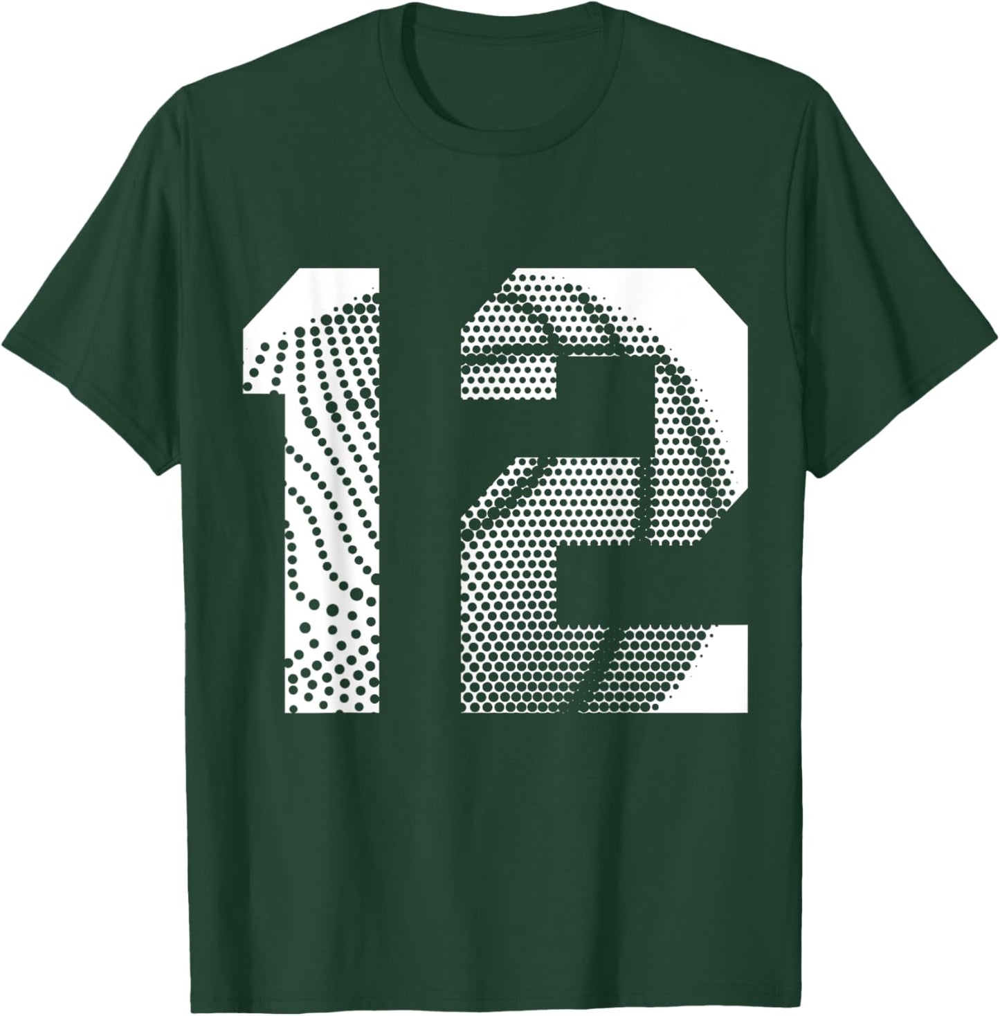 12th Birthday Boy Basketball Player Basketball 12 Years Old T-Shirt - T-Shirt | Forest