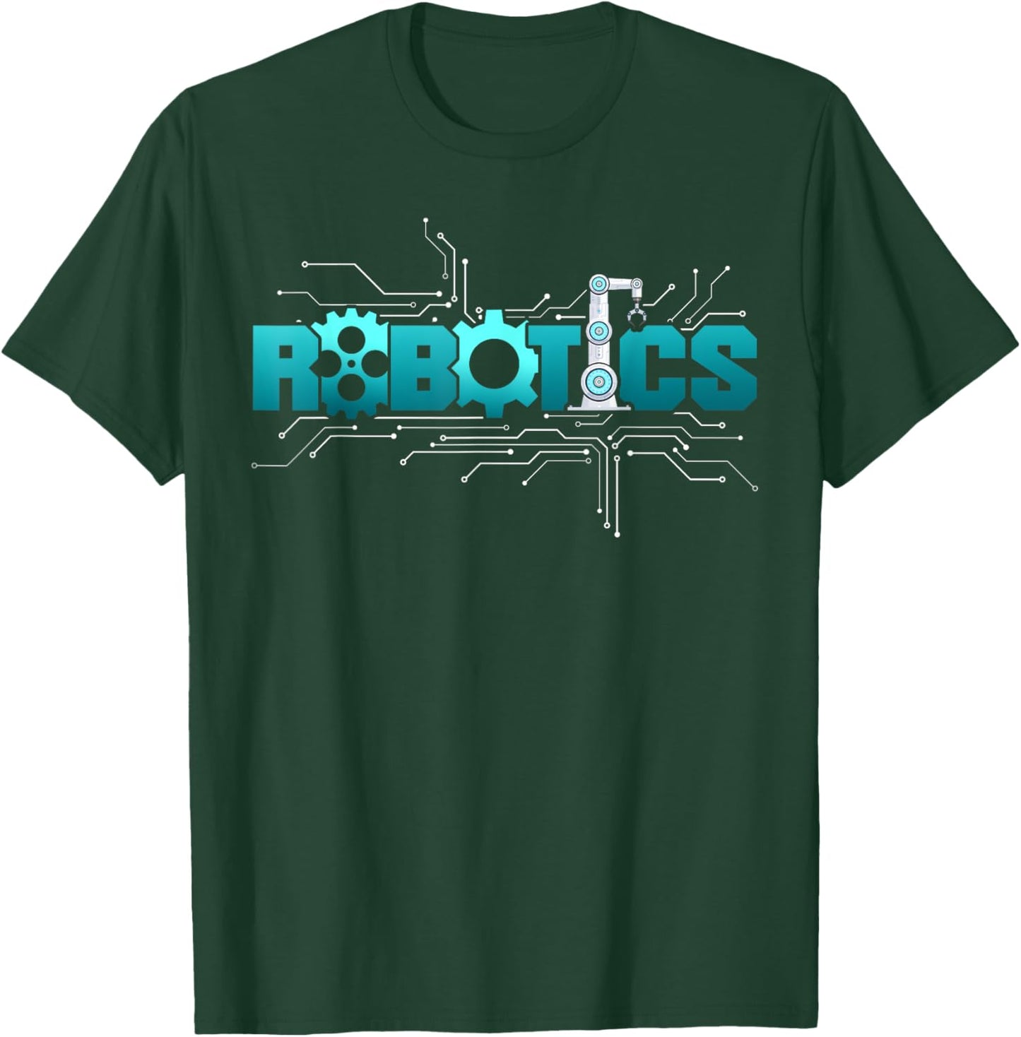 Robot Robotics Engineer Robotics T-Shirt - T-Shirt | Forest