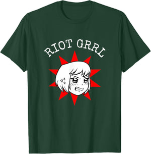 Riot Grrl Star Punk Girl T-Shirt - T-Shirt | Forest