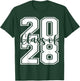 Class Of 2028 Growing Up graduate for Senior 2028 Graduation T-Shirt - T-Shirt | Forest