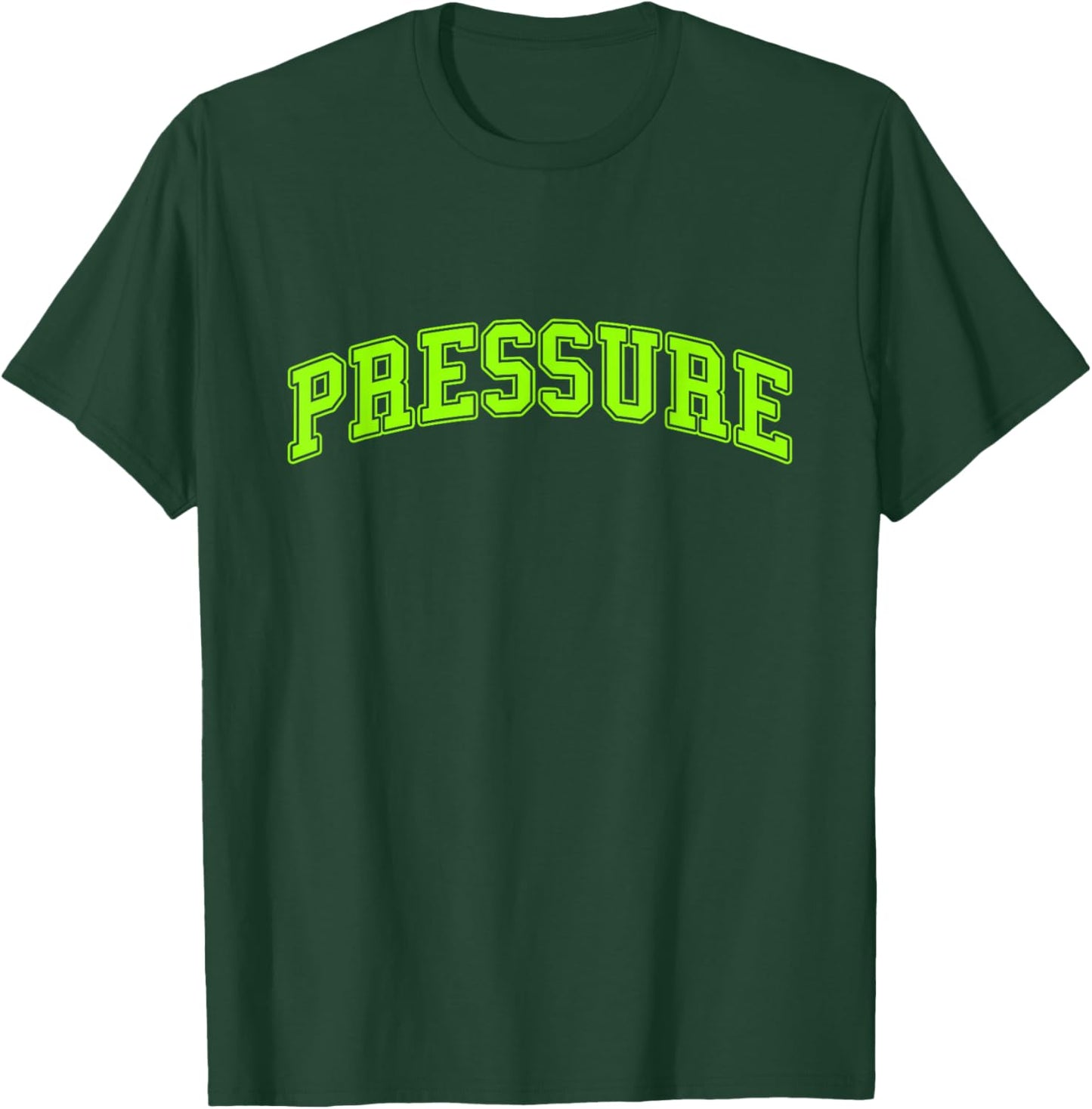 Green Pressure Green Color Graphic T-Shirt - T-Shirt | Forest