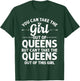 Girl Out of Queens NY New York Gift Funny Home Roots USA T-Shirt - T-Shirt | Forest