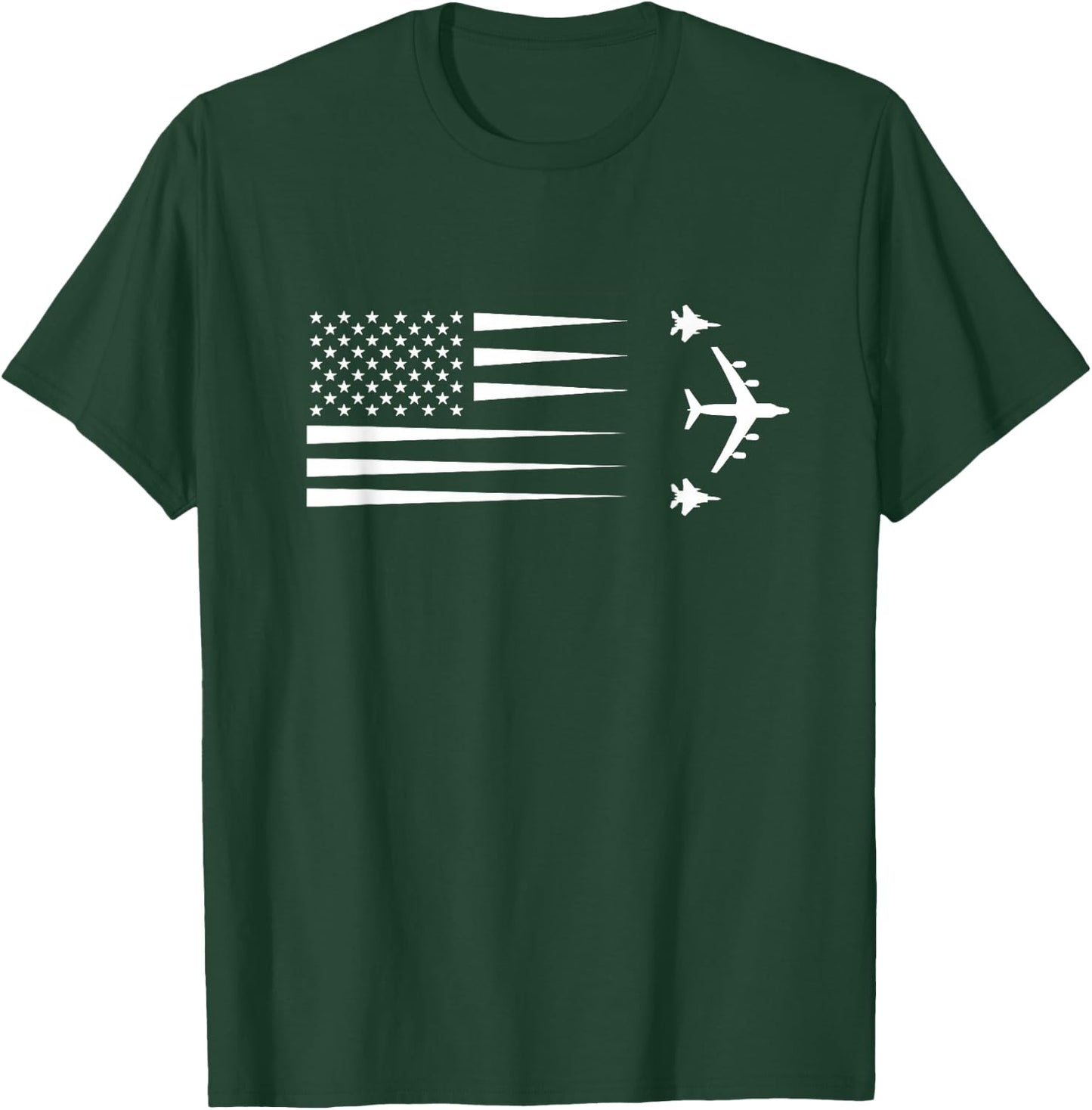 F-15 Eagle RC-135 Airplane T-Shirt - T-Shirt | Forest
