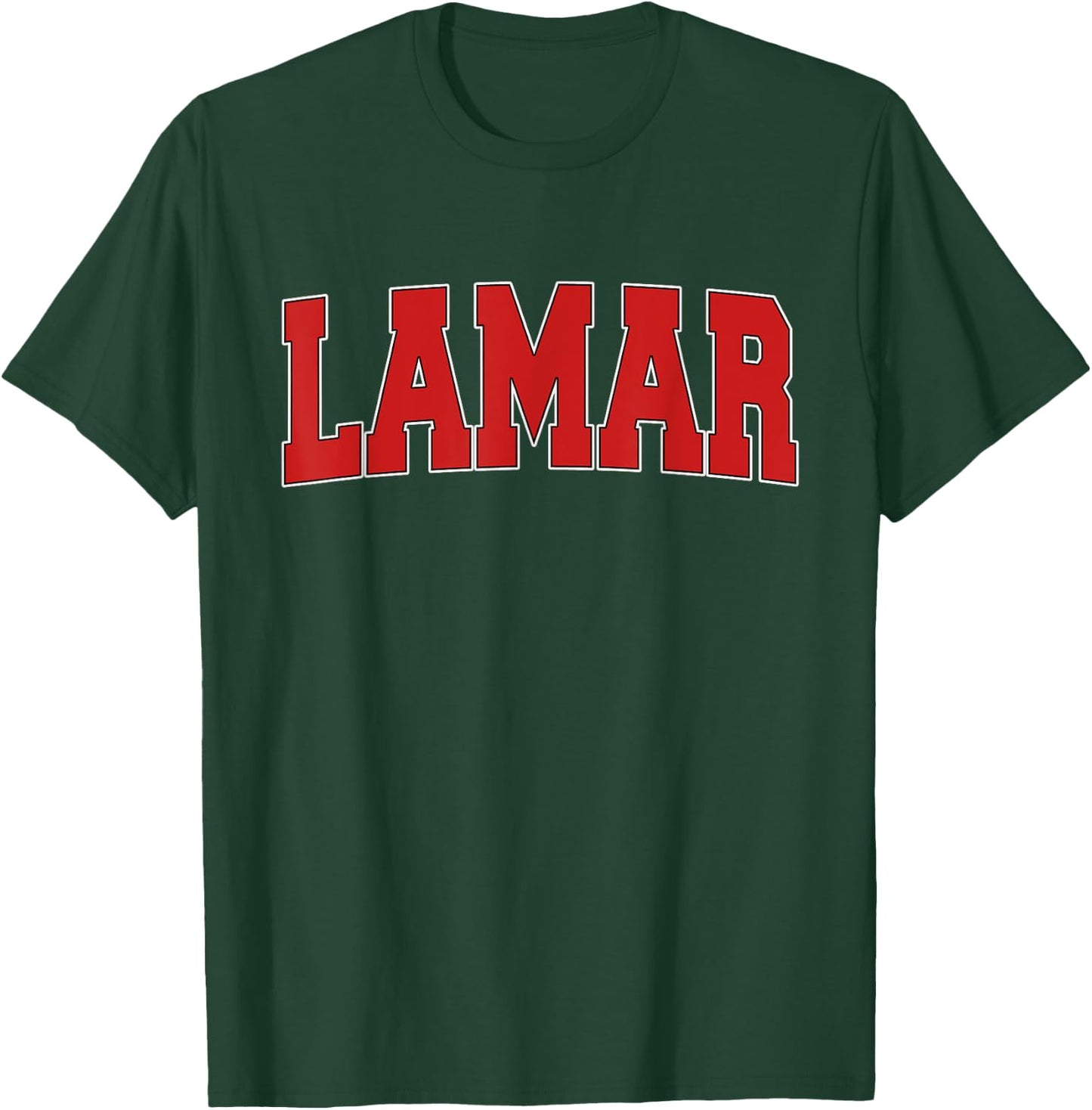 LAMAR MO MISSOURI Varsity Style USA Vintage Sports T-Shirt - T-Shirt | Forest