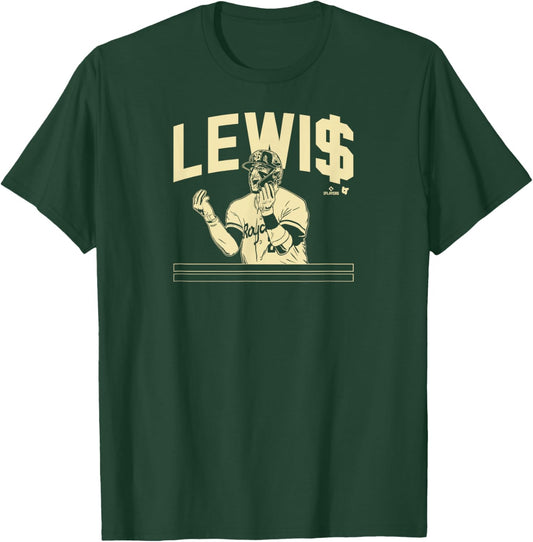 Royce Lewis - LEWI$ - Minnesota Baseball T-Shirt - T-Shirt | Forest