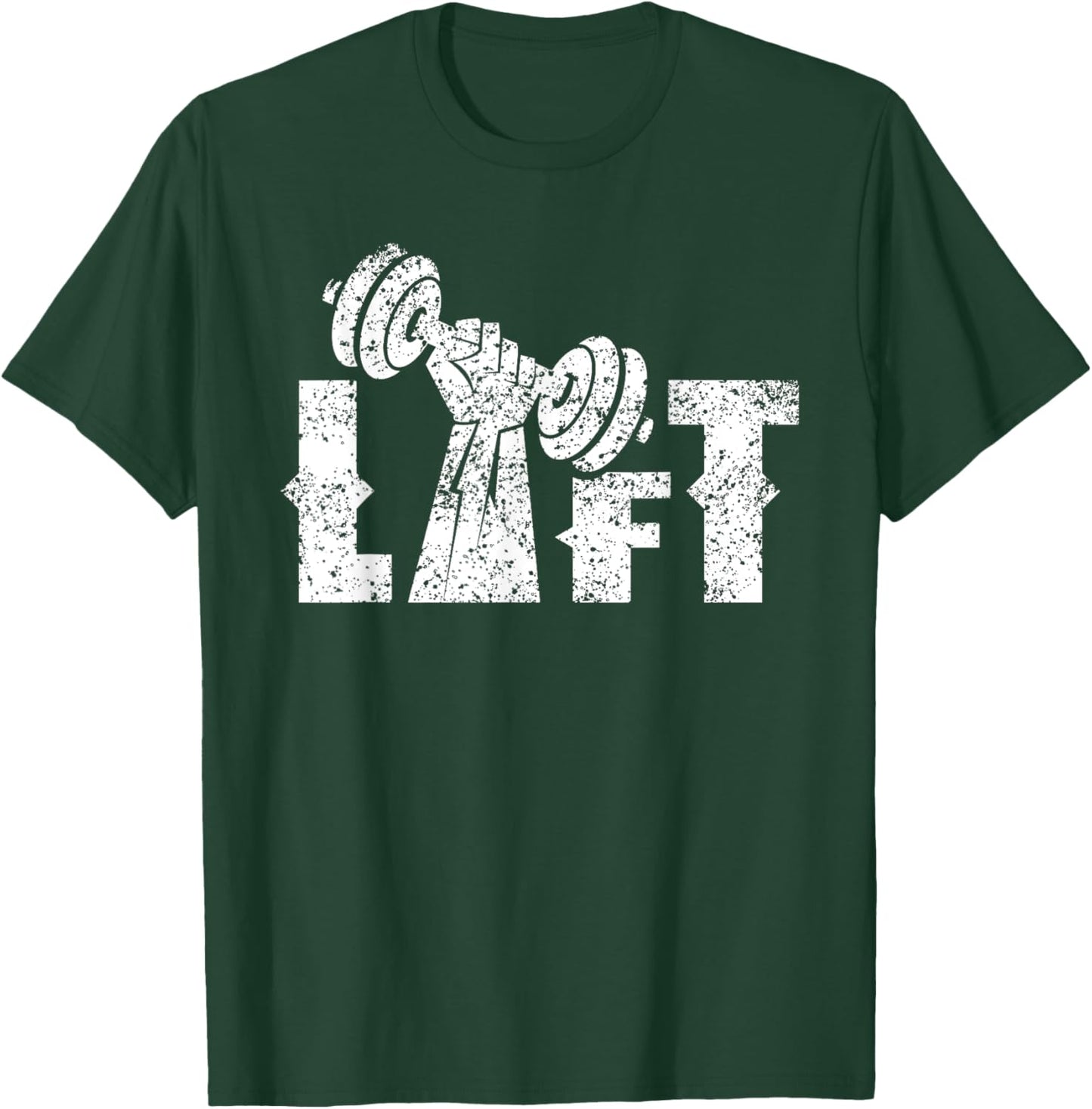 Lift Workout Weightlifting Gym Lifting T-Shirt - T-Shirt | Forest