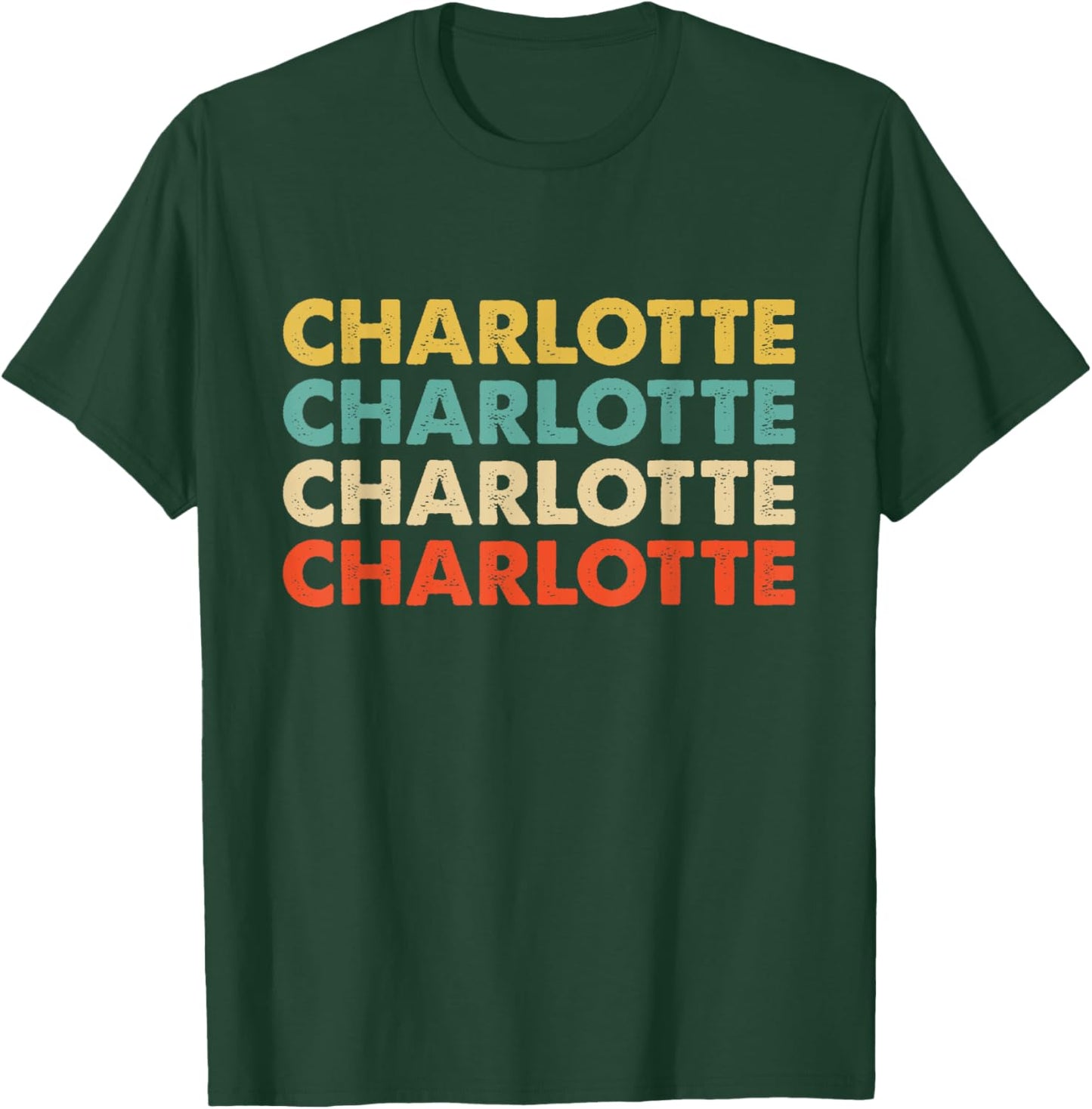 Charlotte Name T-Shirt - T-Shirt | Forest