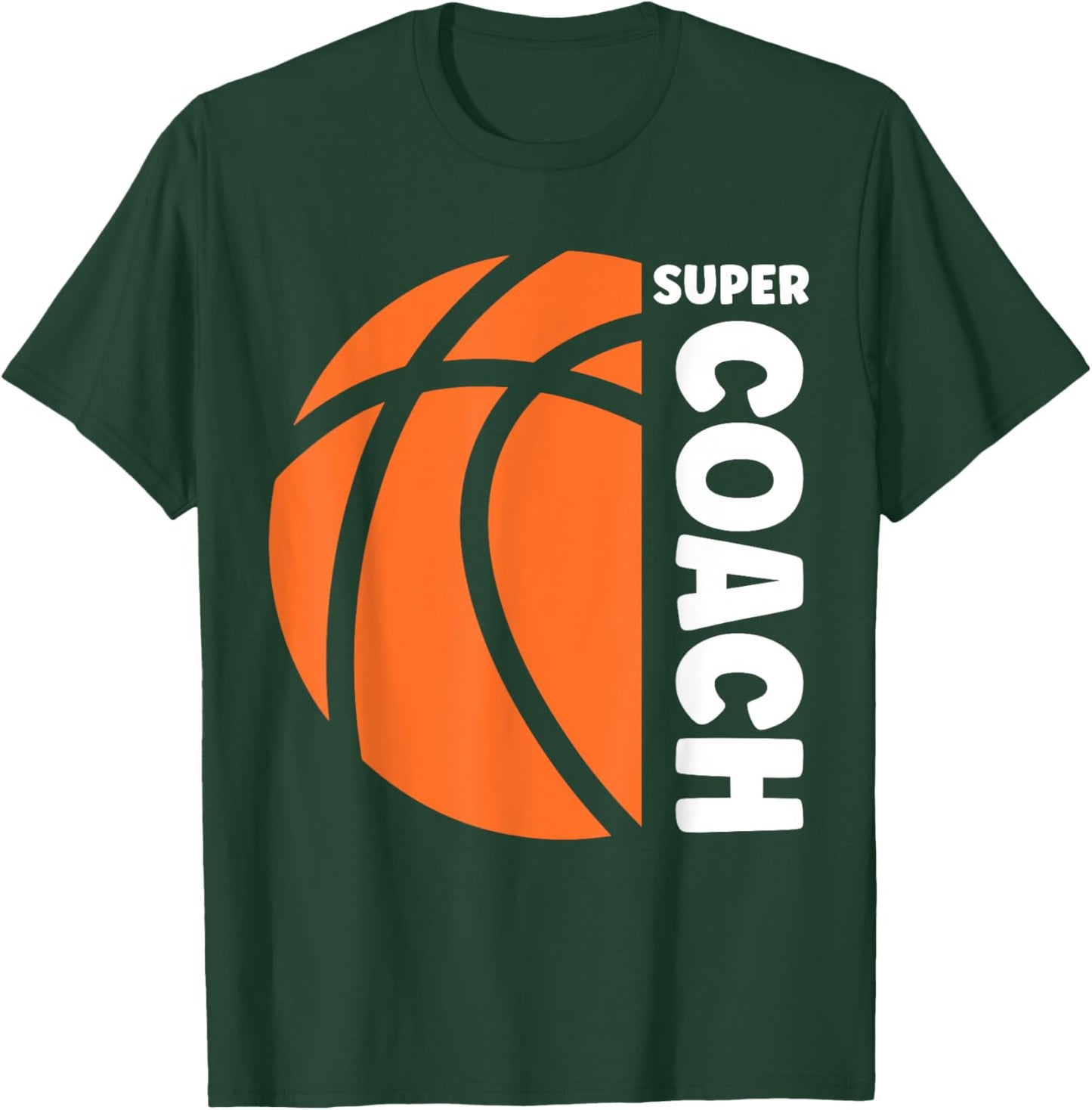 Super entraineur Basket-ball sport coach de basket T-Shirt - T-Shirt | Forest