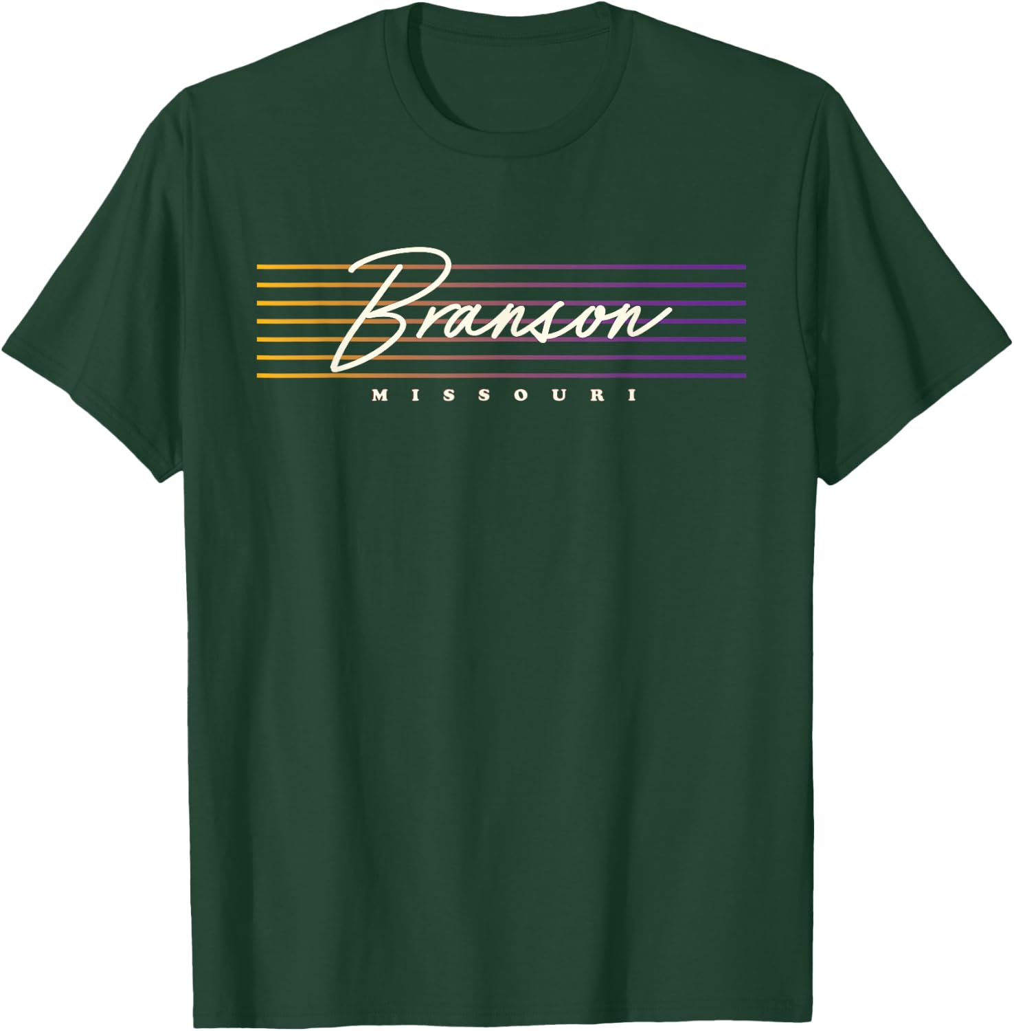 Missouri Nostalgic Retro Style Branson T-Shirt - T-Shirt | Forest