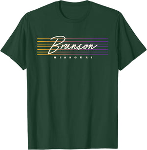 Missouri Nostalgic Retro Style Branson T-Shirt - T-Shirt | Forest