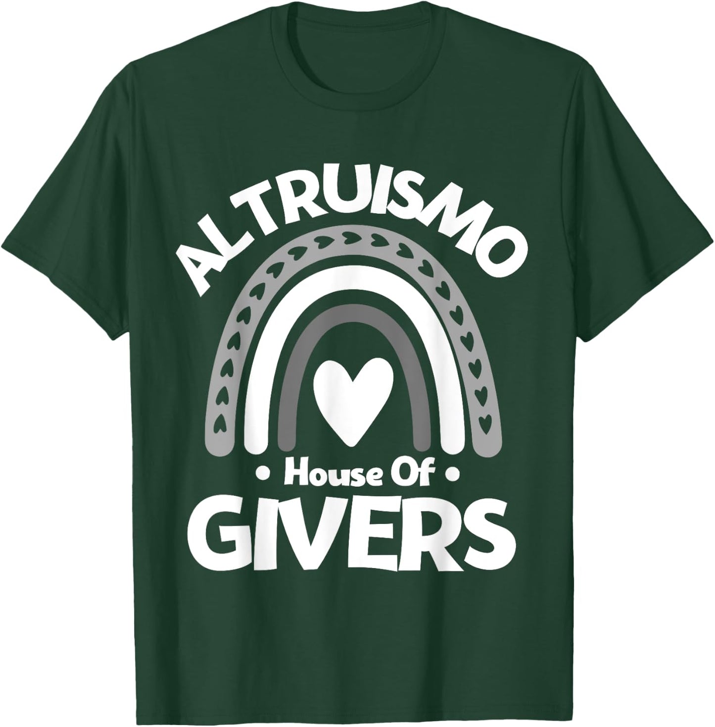 Altruismo House of Givers, Vintage Rainbow Spirit T-Shirt - T-Shirt | Forest