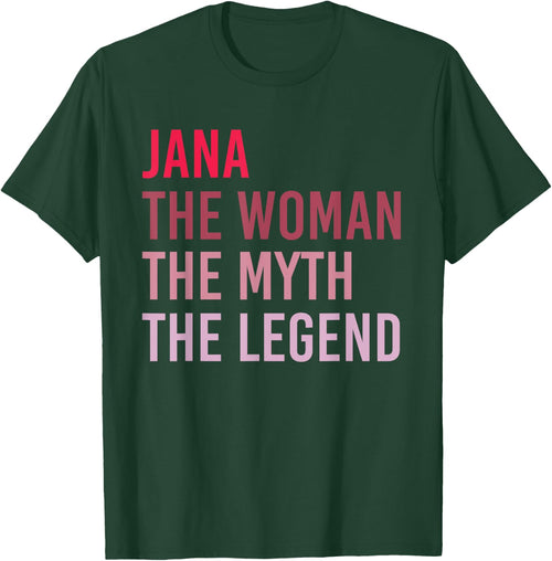 JANA The Woman Myth Legend Personalized Name Birthday Idea
