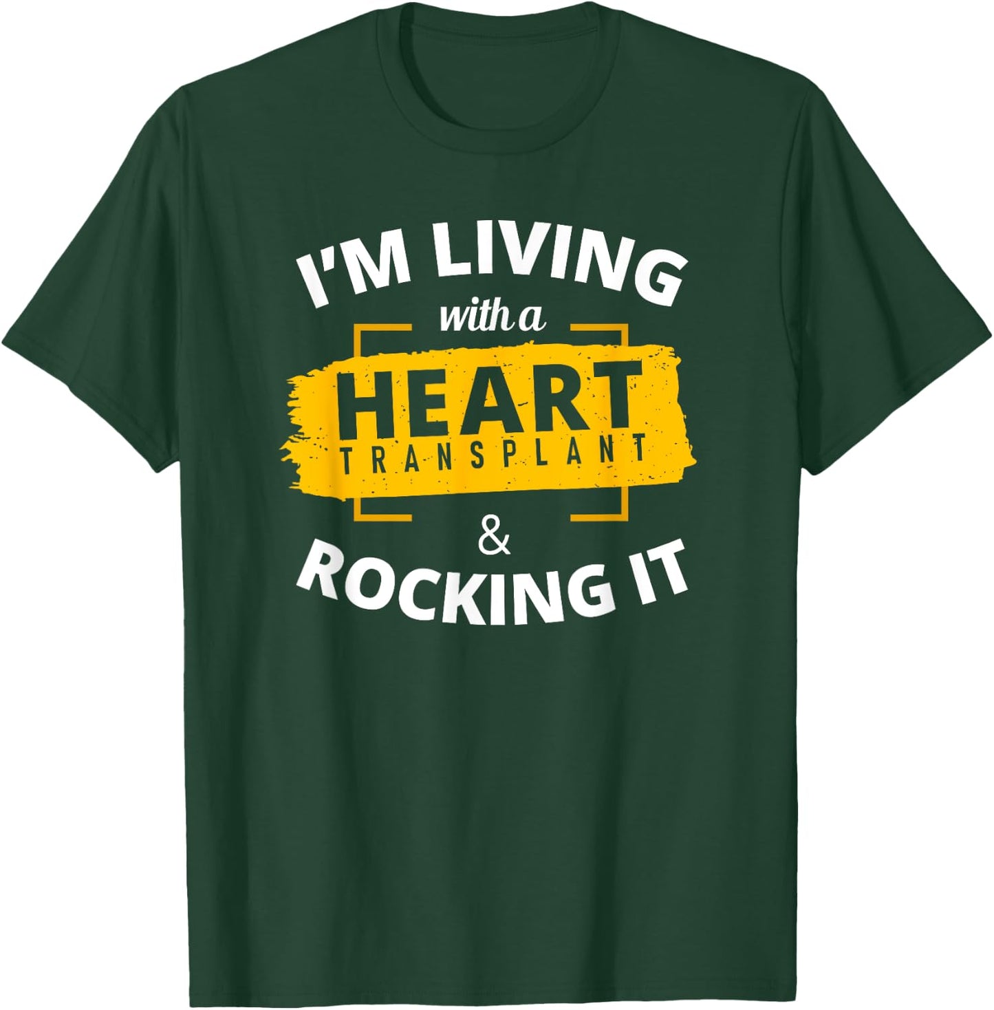 Heart Transplant T Shirt Survivor Warrior Surgery Recovery T-Shirt - T-Shirt | Forest