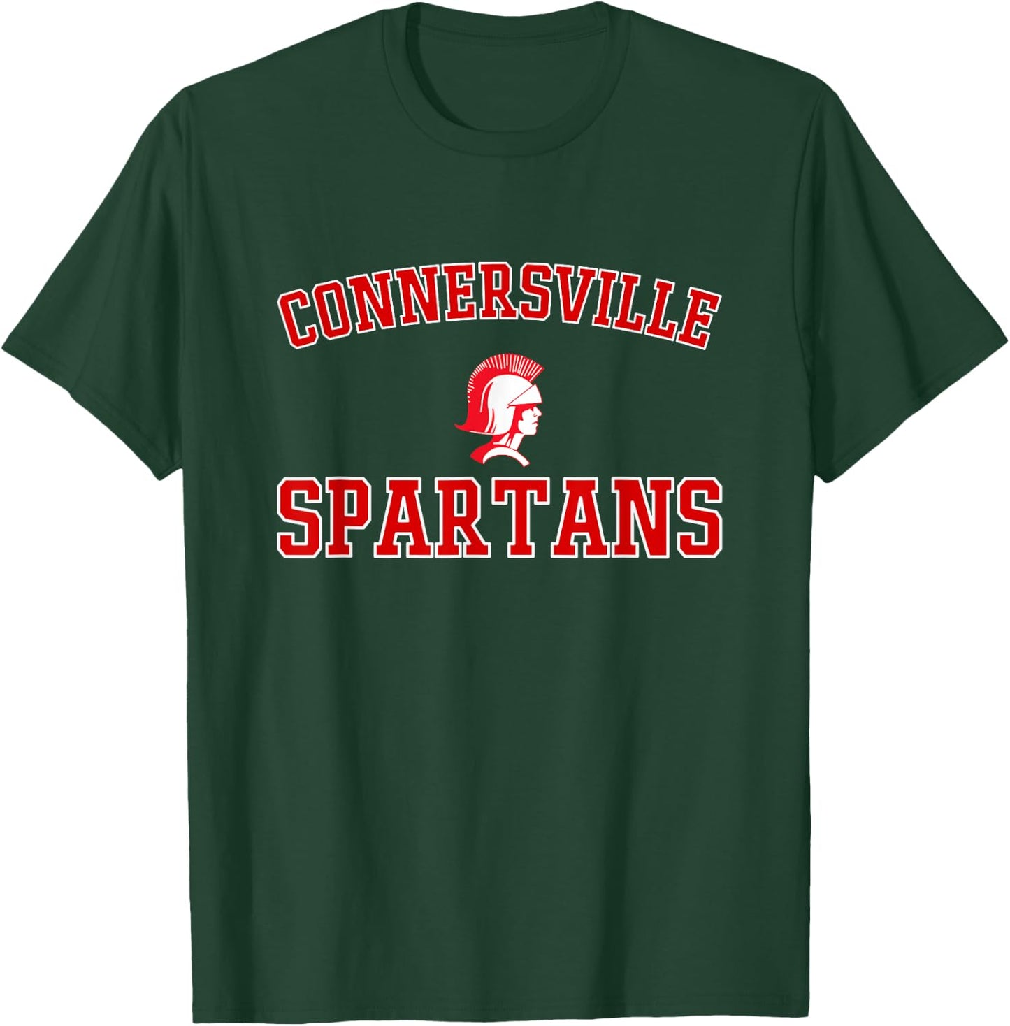 Connersville Spartans Logo Varsity HS T-Shirt - T-Shirt | Forest