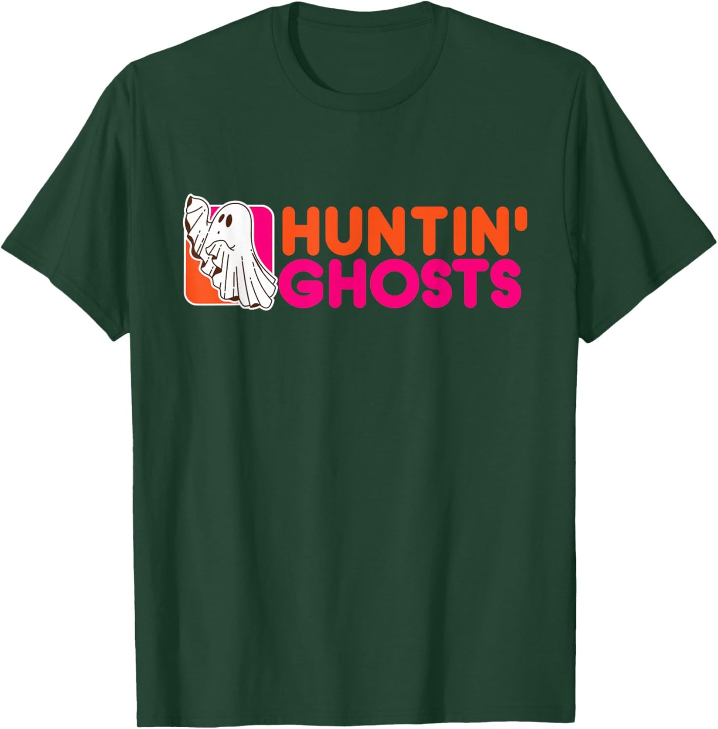 Hunting Ghosts - Ghost Hunter Paranormal Activity Halloween T-Shirt - T-Shirt | Forest