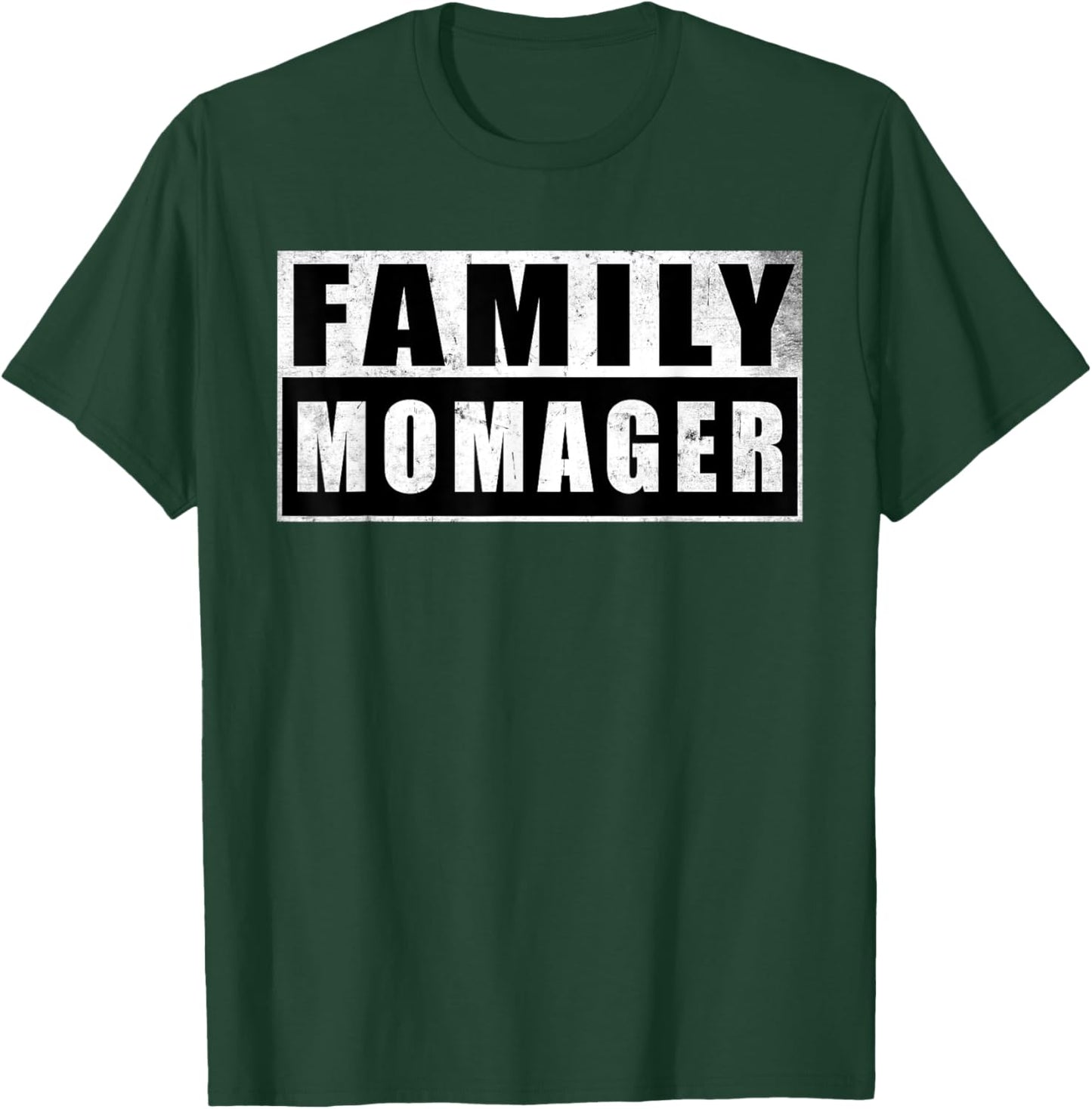 Family Momager Mother's Day Vintage T-Shirt - T-Shirt | Forest