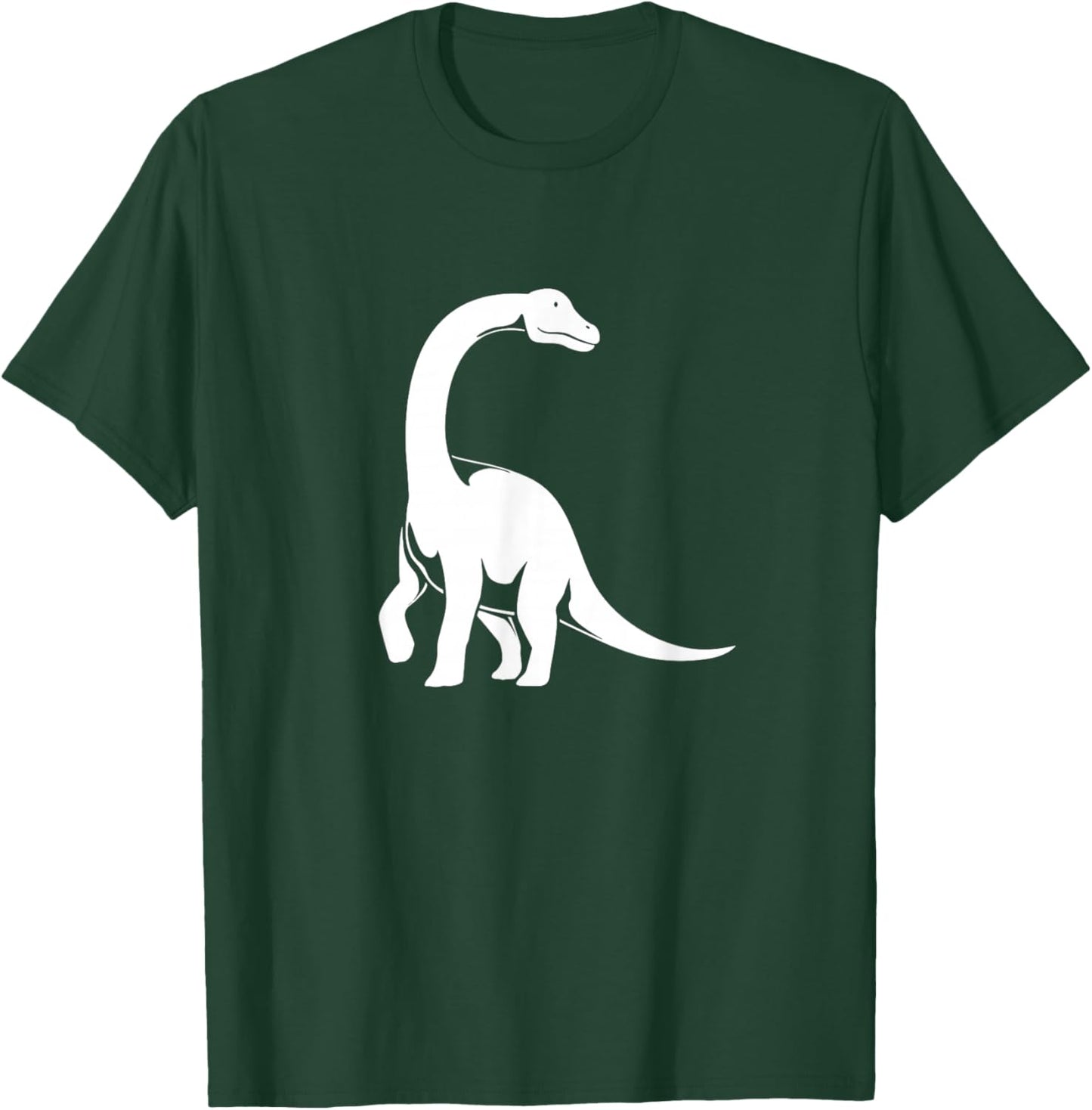 Vintage Long Neck Dinosaur Brachiosaurus T-Shirt - T-Shirt | Forest