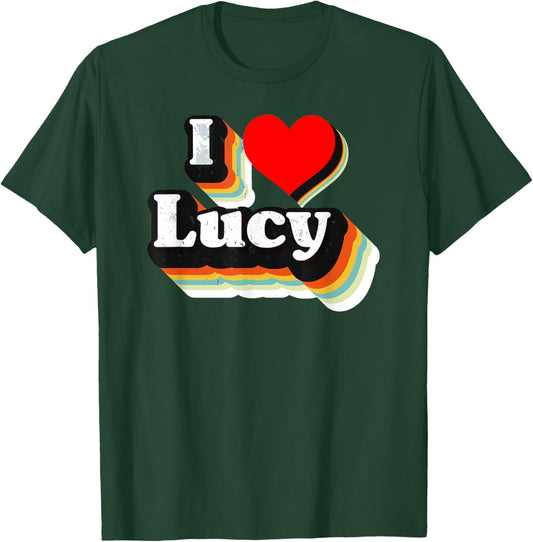 Retro I Heart Lucy Vintage I Love Lucy T-Shirt - T-Shirt | Forest