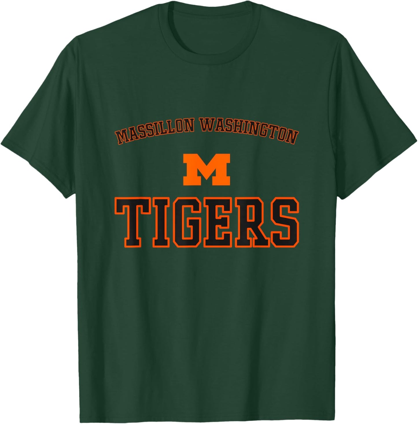 Massillon Tigers Logo Varsity HS T-Shirt - T-Shirt | Forest
