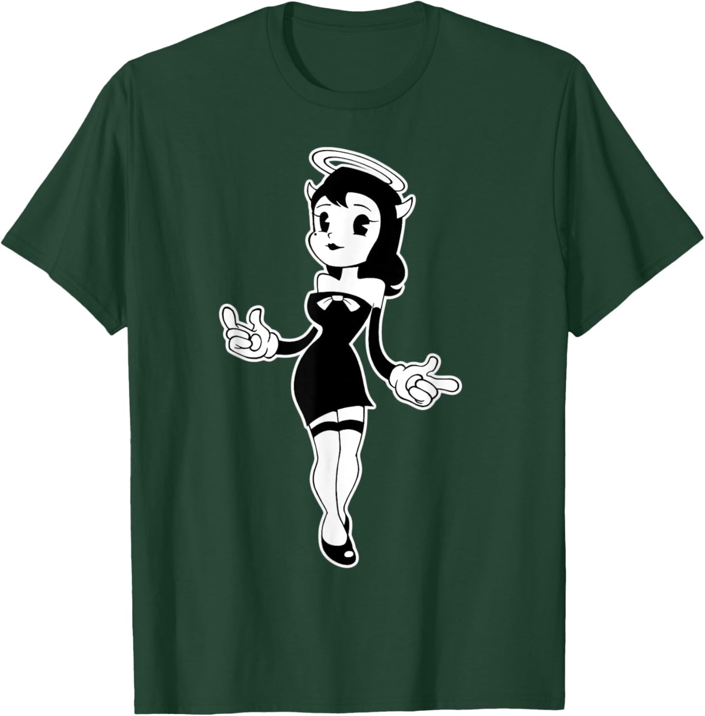 Alice Angel Gothic Angel Sent from Above Vintage Cartoon T-Shirt - T-Shirt | Forest