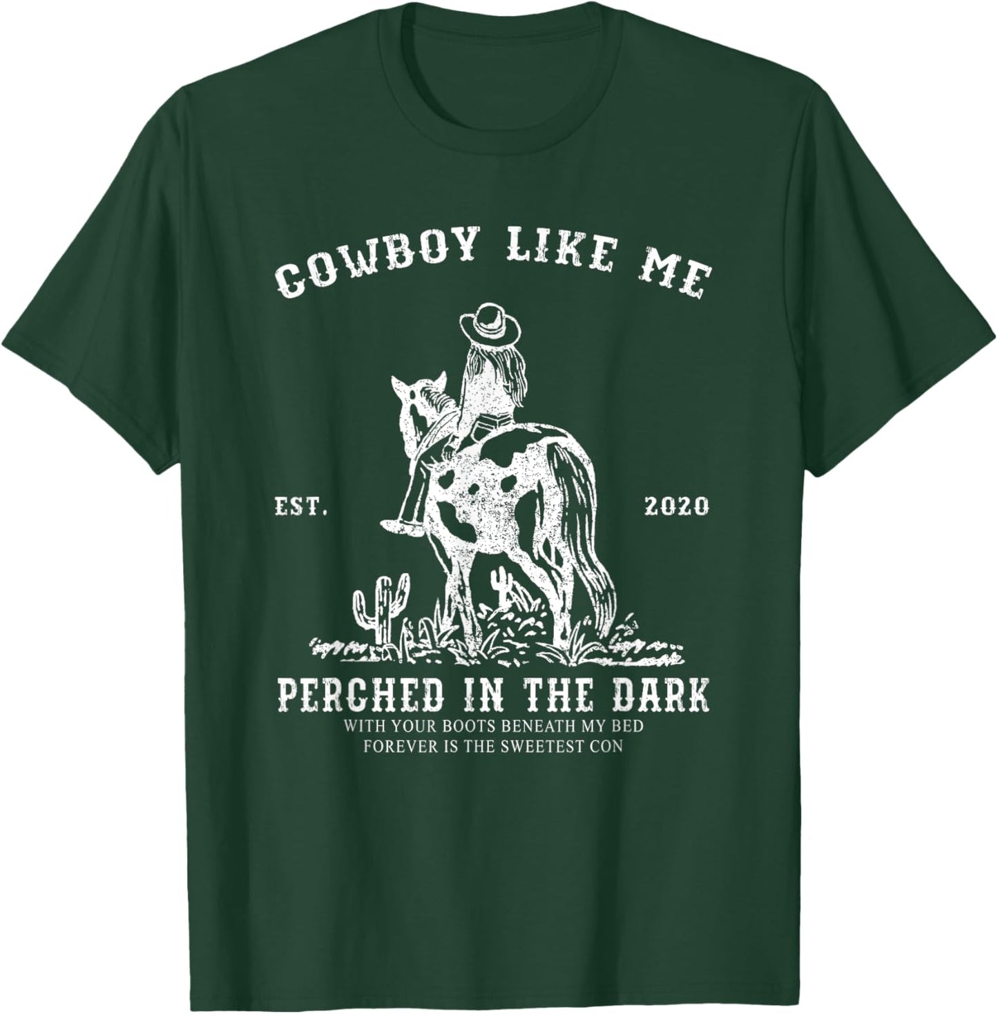 You're A Cowboy Like Me Vintage Cowgirl Horse Lover T-Shirt - T-Shirt | Forest